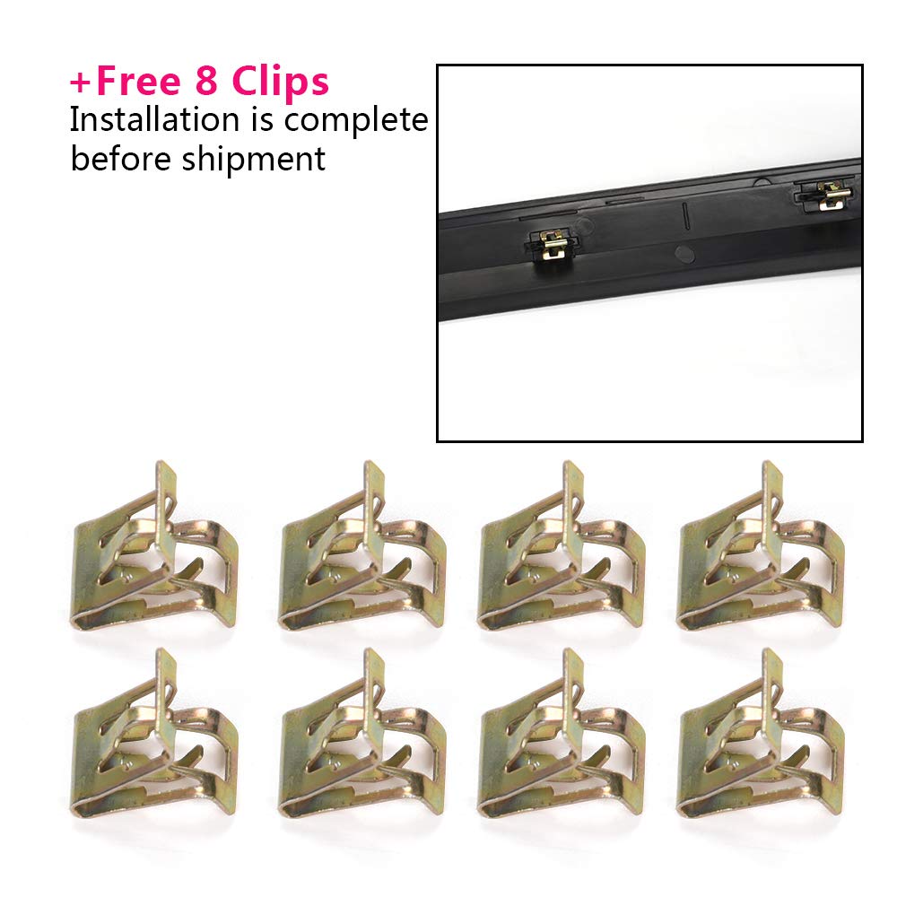 PIT66 Hood Molding Trim Moulding, Compatible with 07-13 GMC Sierra 1500/07-10 Sierra 2500 HD 3500 HD 10385157, GM1235110 Hood Pa