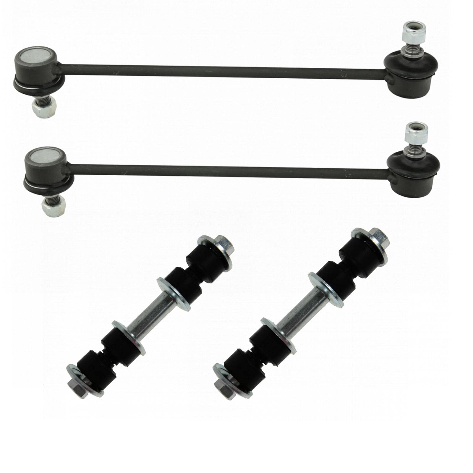 Trq Front & Rear Sway Bar Stabilizer Link Set Compatible With 2010-2017 Jeep Compass Patriot