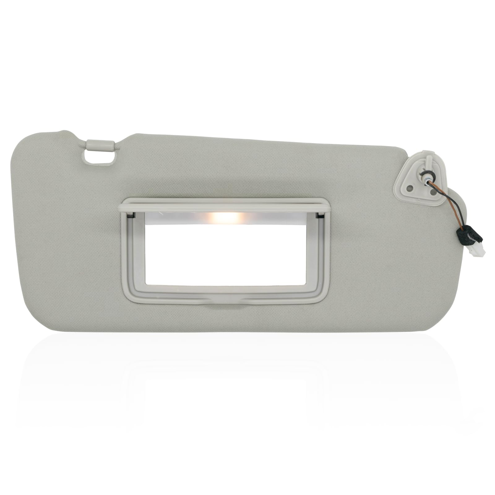 NHILES Right Passenger Side Sun Visor Fits for Nissan Murano 2009 2010 2011 2012 2013 2014 Replacement Sun Shade # 96401-1AA1B (