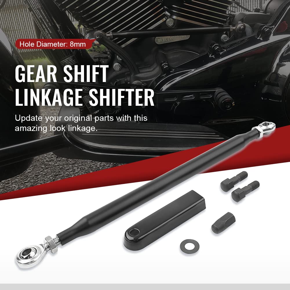 Newsmarts Cnc Gear Shift Linkage Shifter Replacement For Harley Davidson Road Street Dyna Softail Touring Electra Glide Road King 1980-2020
