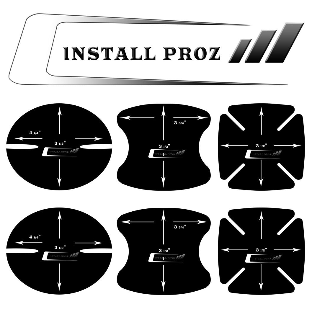 Install Proz Self-Healing Clear Paint Protection Film (6 Door Cup Protectors)