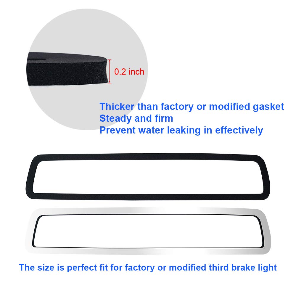 Moforkit 3Rd Third Brake Light Seal Gasket Compatible With Dodge Ram 1500 2009 To 2017, Dodge Ram 2500 3500 2010 To 2017