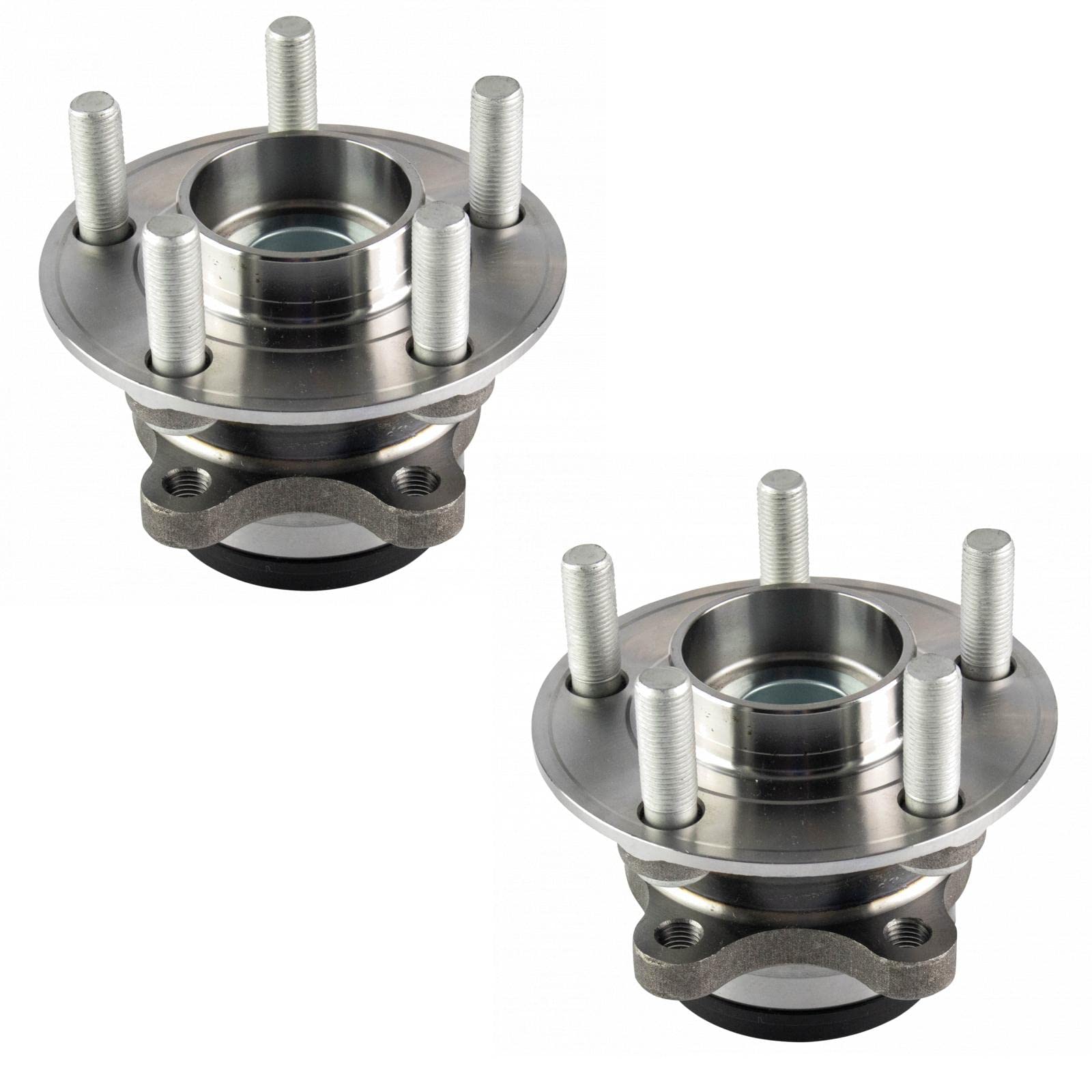 Trq Rear Wheel Hub Bearings Assembly Set Compatible With 2015-2021 Ford Edge 2017-2020 Lincoln Continental 2016-2018 Mkx 2019-20