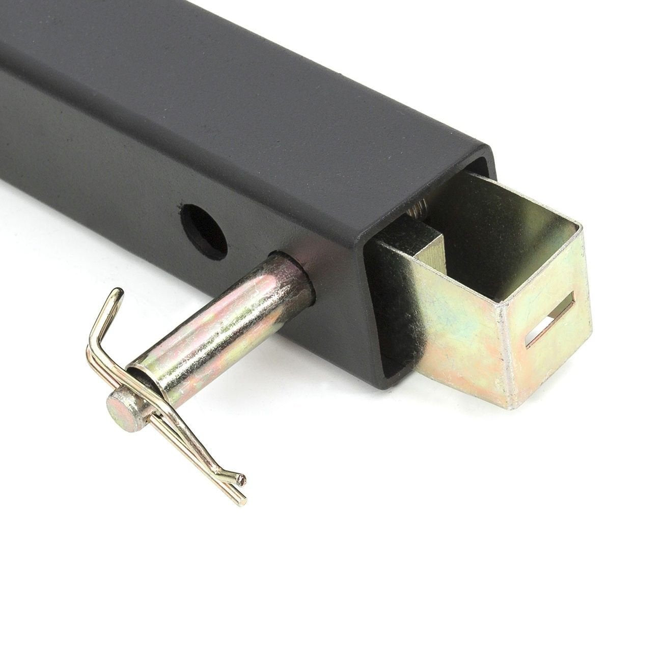 Jeremywell 500 Lbs Heavy Duty Motorcycle Dirt Bike Scooter Carrier Hitch Rack Hauler Trailer With Loading Ramp And Anti-Tilt Loc