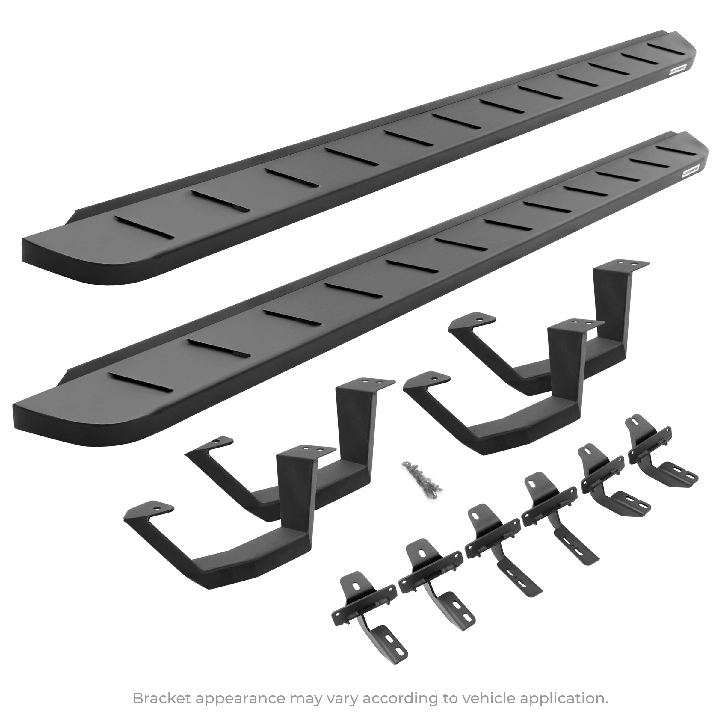 Go Rhino 6341558720Pc Rb10 Running Boards With Mounting Brackets, 2 Pairs Drop Steps Kit For 15-24 F-150, F-250 Super Duty, F-350 Super Duty (Crew Cab Pickup)