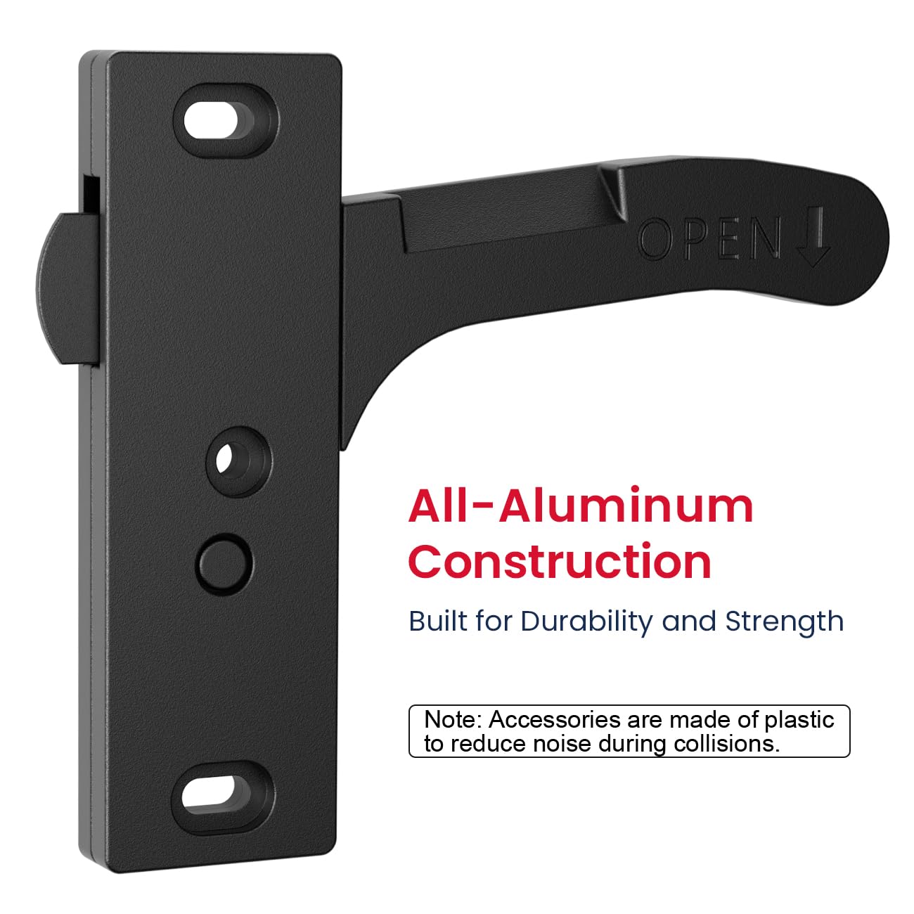 Safoner Aluminum RV Screen Door Latch Right Handle Replacement Kit for Travel Trailer, Camper, Motorhome- RV Accessories for Ins