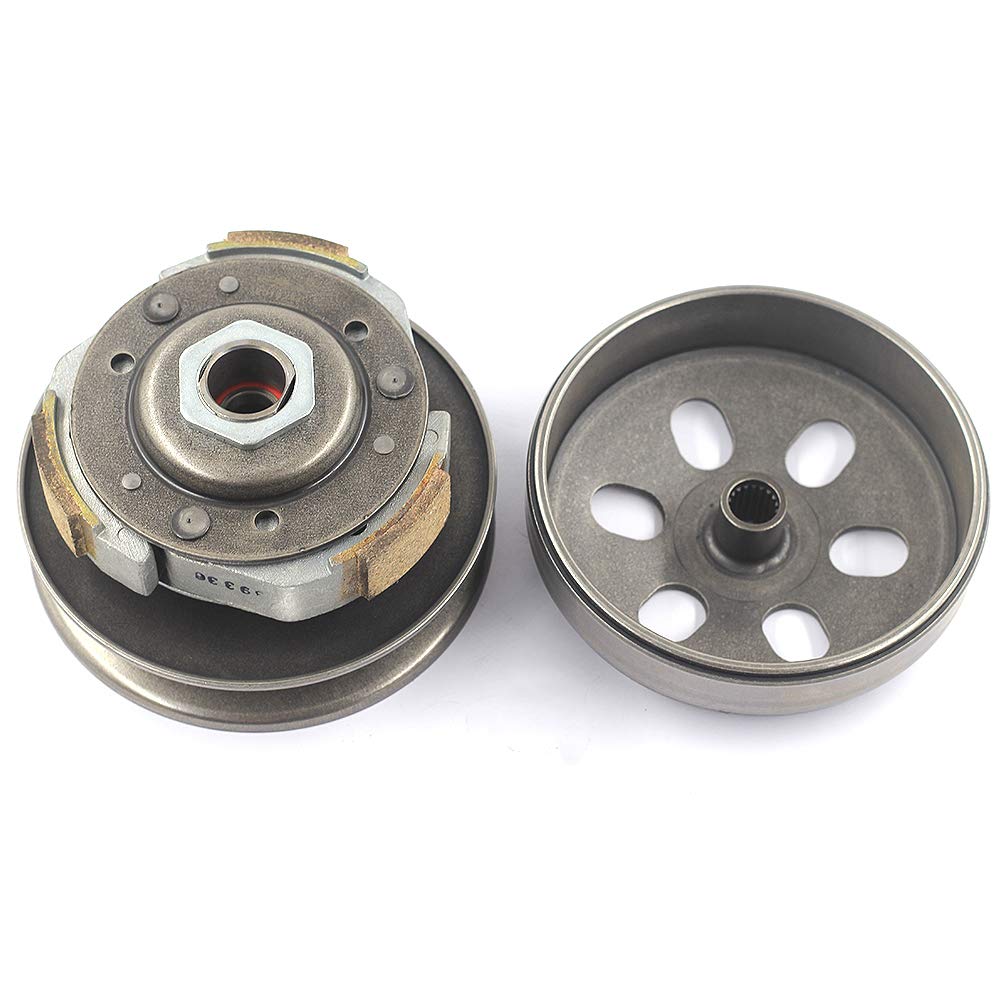 Trkimal Gy6 125Cc 150Cc Rear Clutch Set For 4 Stroke Engine Scooter Atv Go Kart, 152Qmi/157Qmj Compelte Driven Pulley Sets Parts.