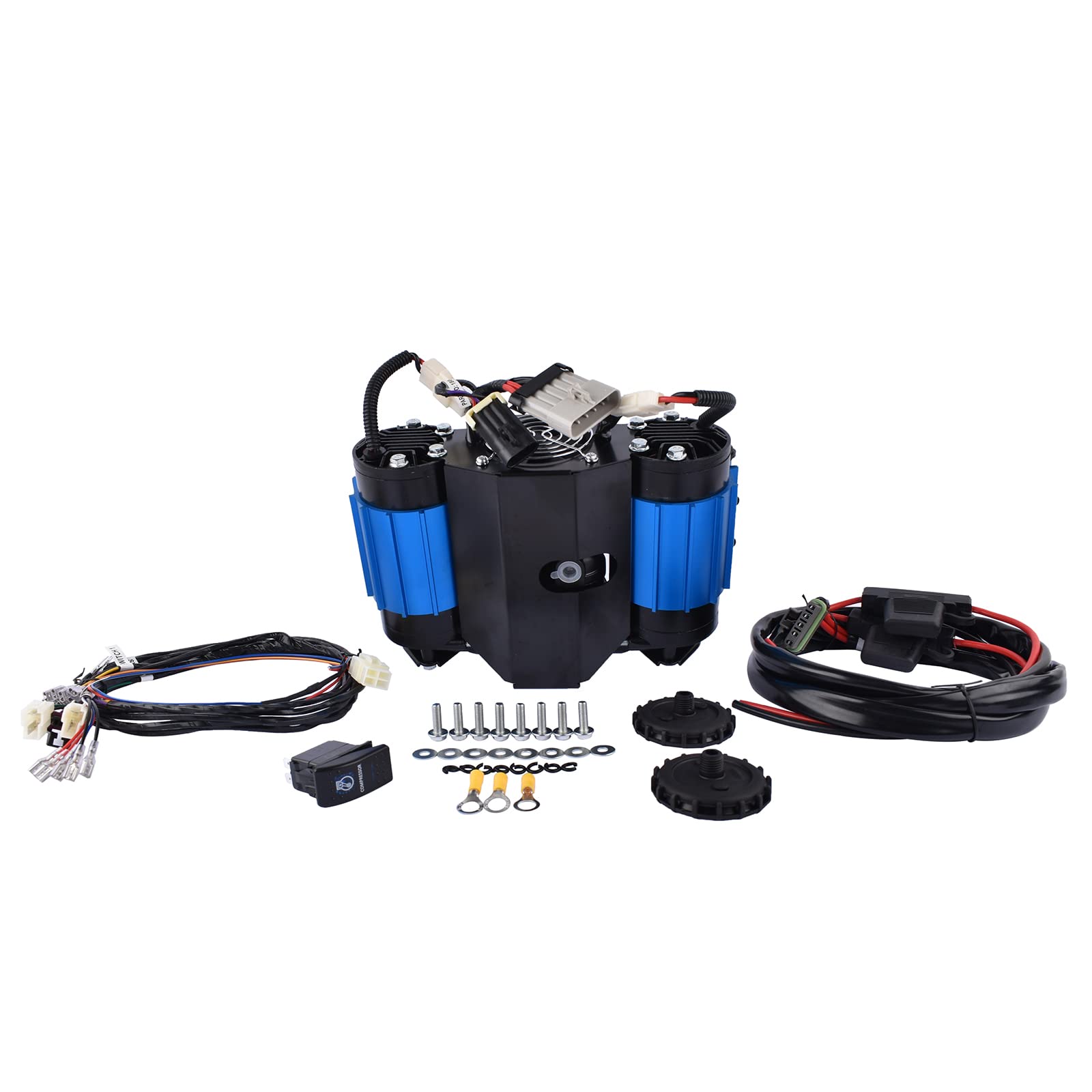 GELUOXI 12V Twin Air Compressor Replacement for CKMTA12 Universal High Output On-Board Air Compressor