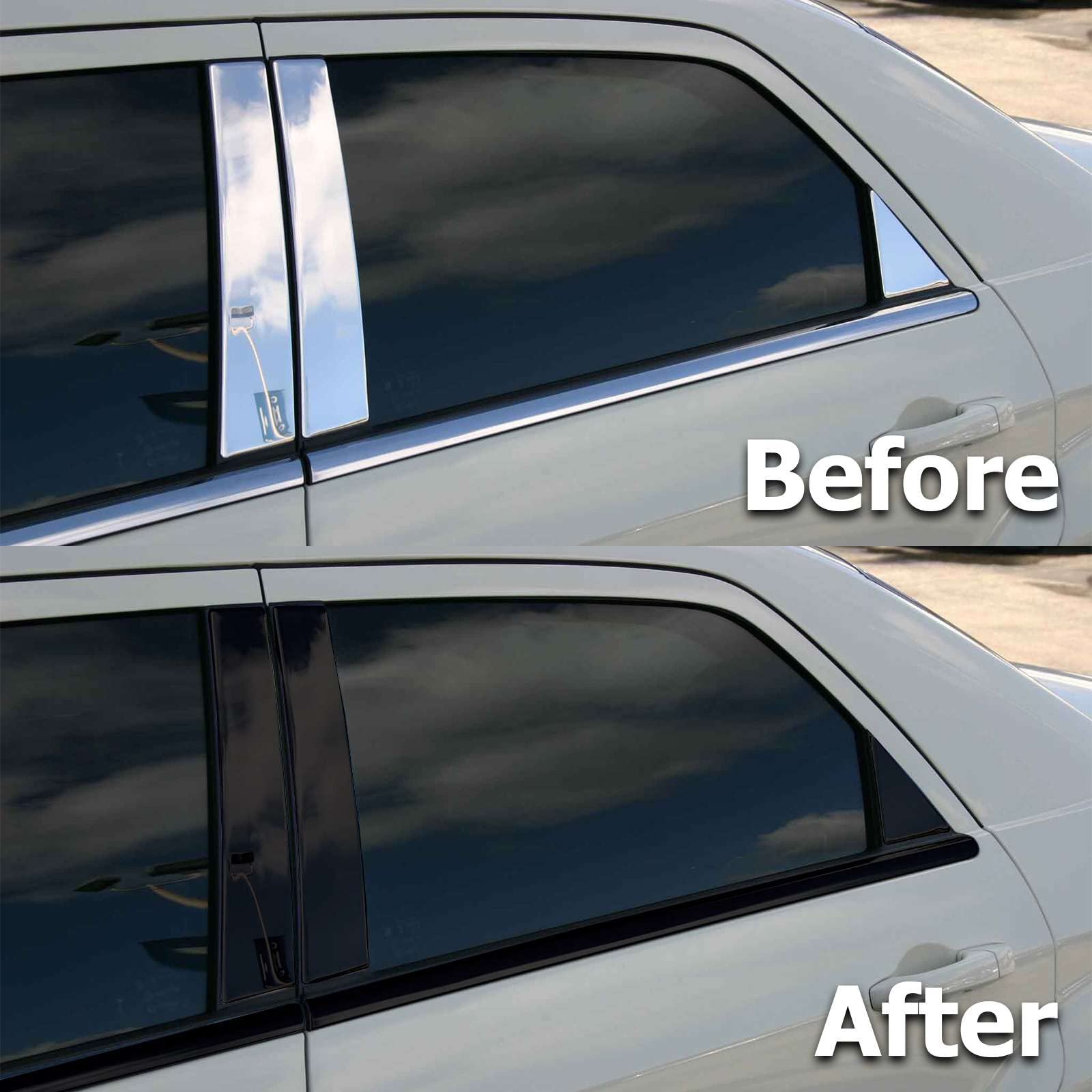 Free Tool Kit 3D Carbon Fiber Black Vinyl Wrap Kit For Black Out Chrome Delete Window Trim Door Trim 2' X50Ft