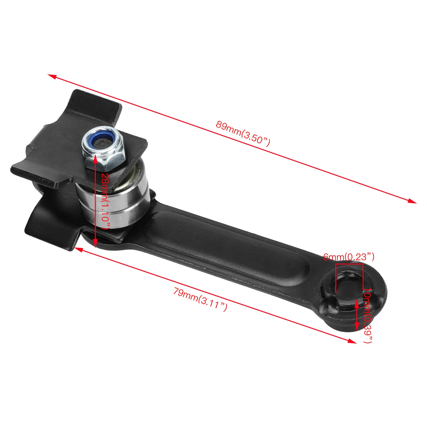 Grehua Chain Tensioner Adjuster With Spring For Razor Mx500 Mx650 Sx500 Dirt Rocket Electric Motocross Bike Rsf650 Electric Mini Dirt Sport Street Bike Motorcycle Heavy Duty Parts Black