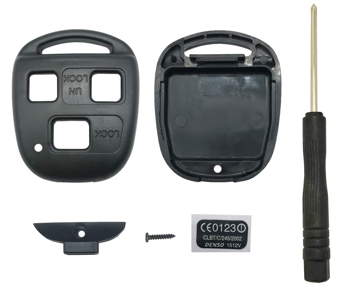 Keyless Entry Remote Control Replacement Key Fob Cover Case Fit for Lexus ES GS GX is LS LX RX SC IS300 IS330 ES300 ES330 RX300 