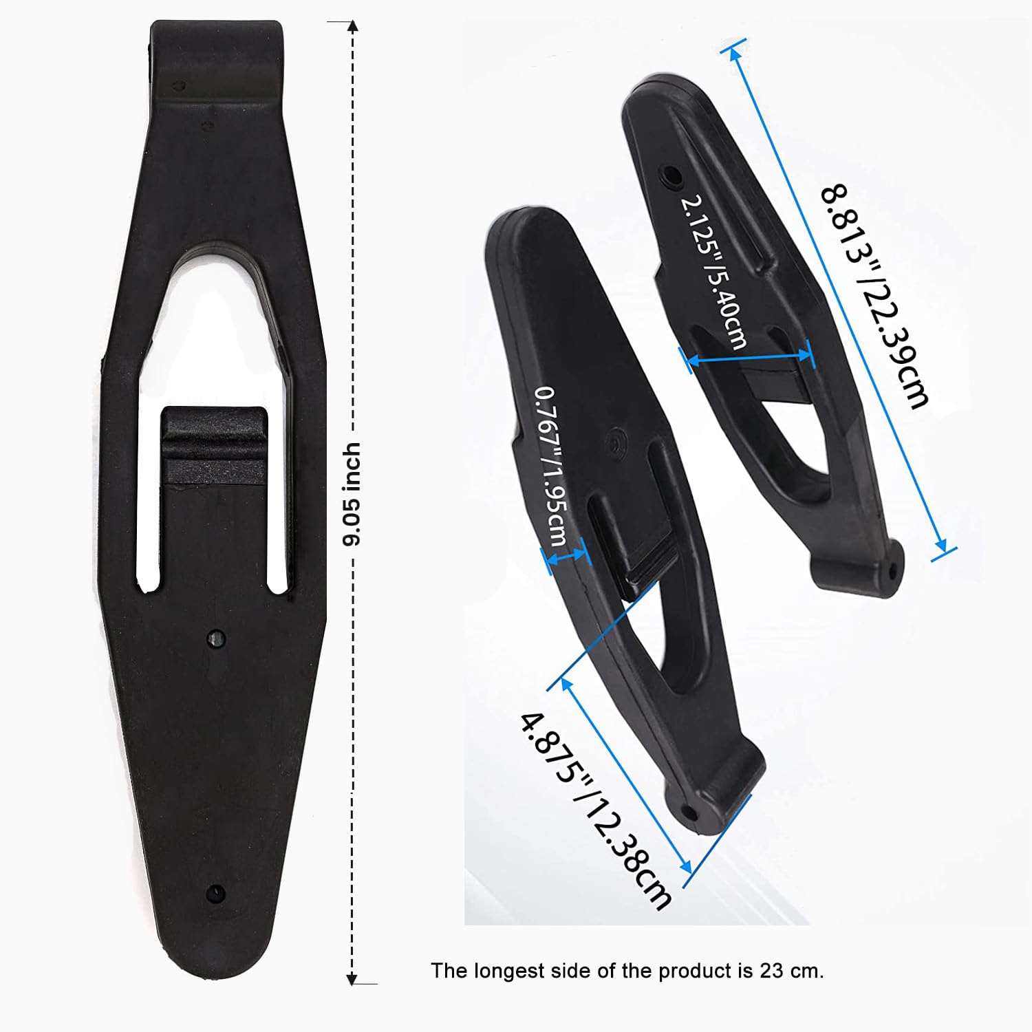 Hood Latch Base 315-5401 Compatible With Kenworth W900 T300 T600 T800 Replace L56-0001 (2Pc)