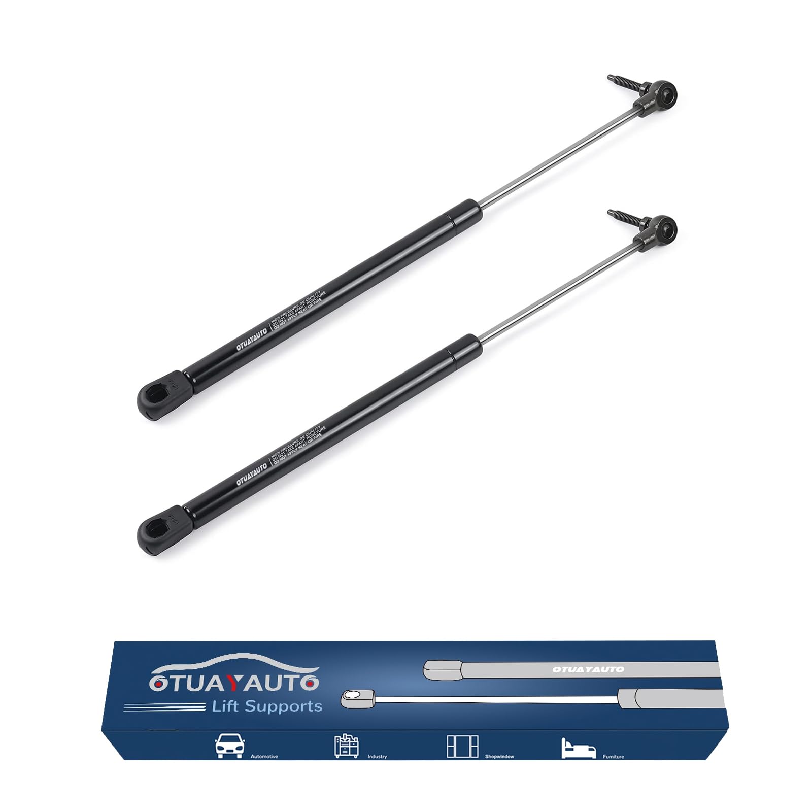 Otuayauto Compatible With 1999-2004 Jeep Grand Cherokee Wj Rear Window Struts - Rear Glass Lift Support Gas Springs Shocks 4528