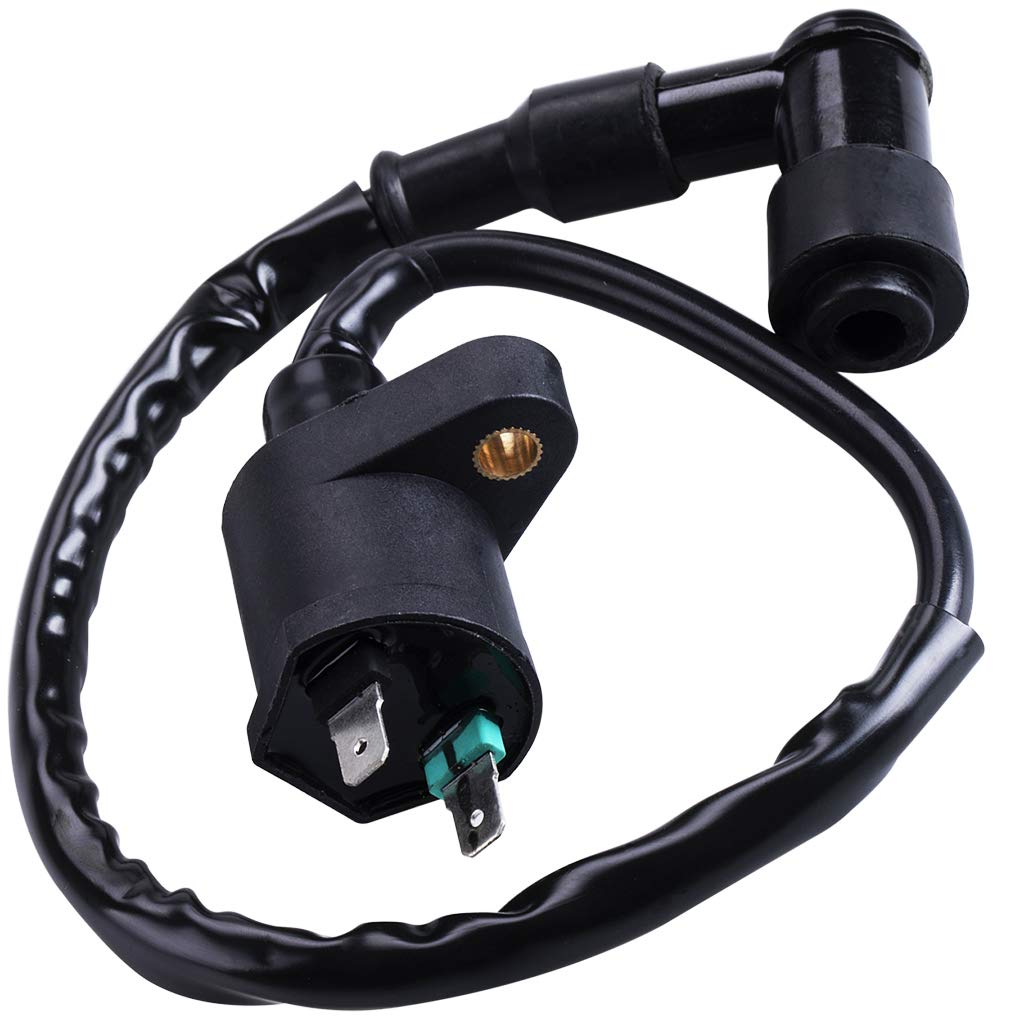 Cncmotok Cdi Box Ignition Coil Solenoid Relay Voltage Regulator With Spark Plug Set Of Five(5) For 50Cc 70Cc 90Cc 110Cc 125Cc Atv Dirt Bike And Go Kart