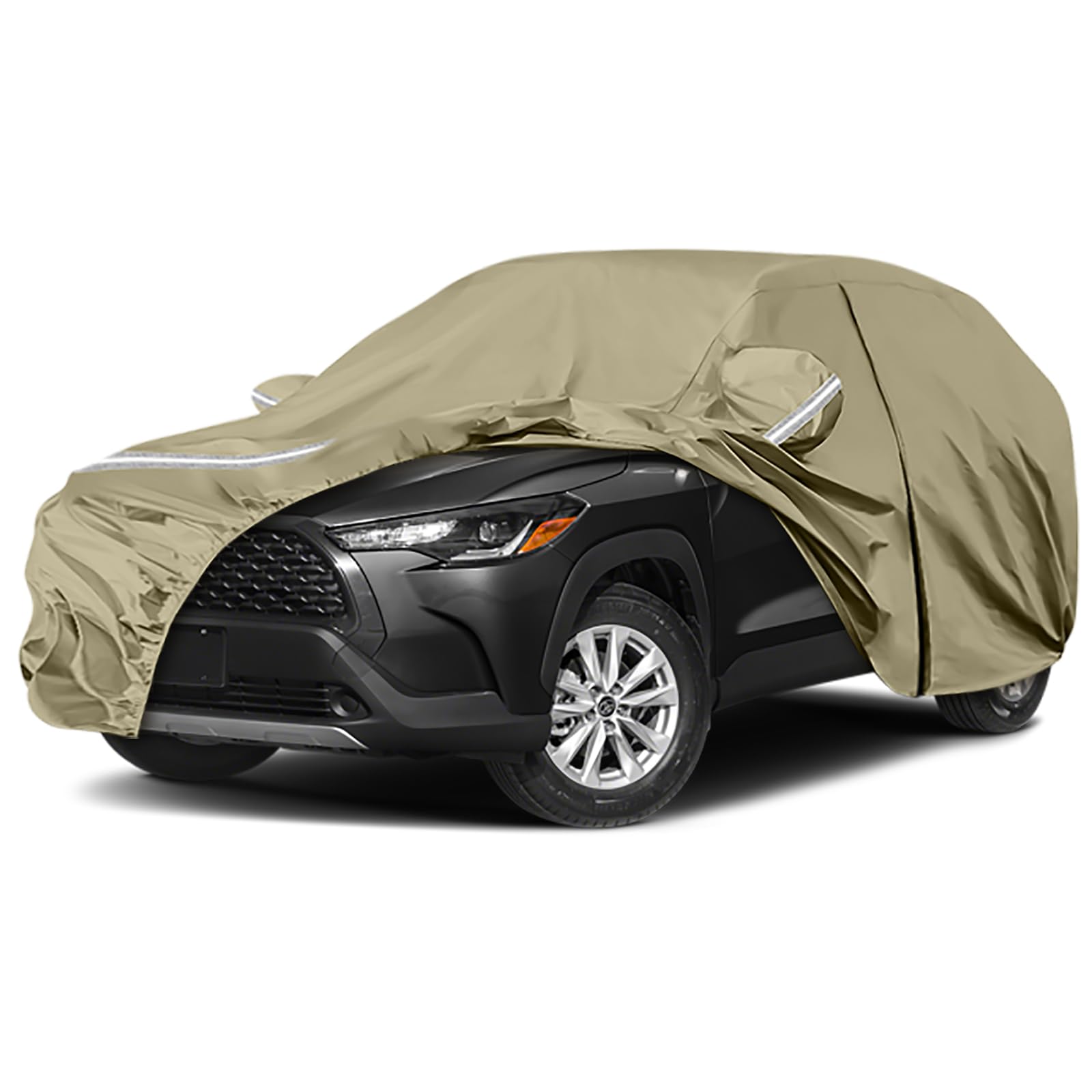Waterproof Car Covers Replace for 2019-2025 Toyota Corolla Cross, Multilayer Heavy Duty with Cotton Liner All Weather Car Cover 