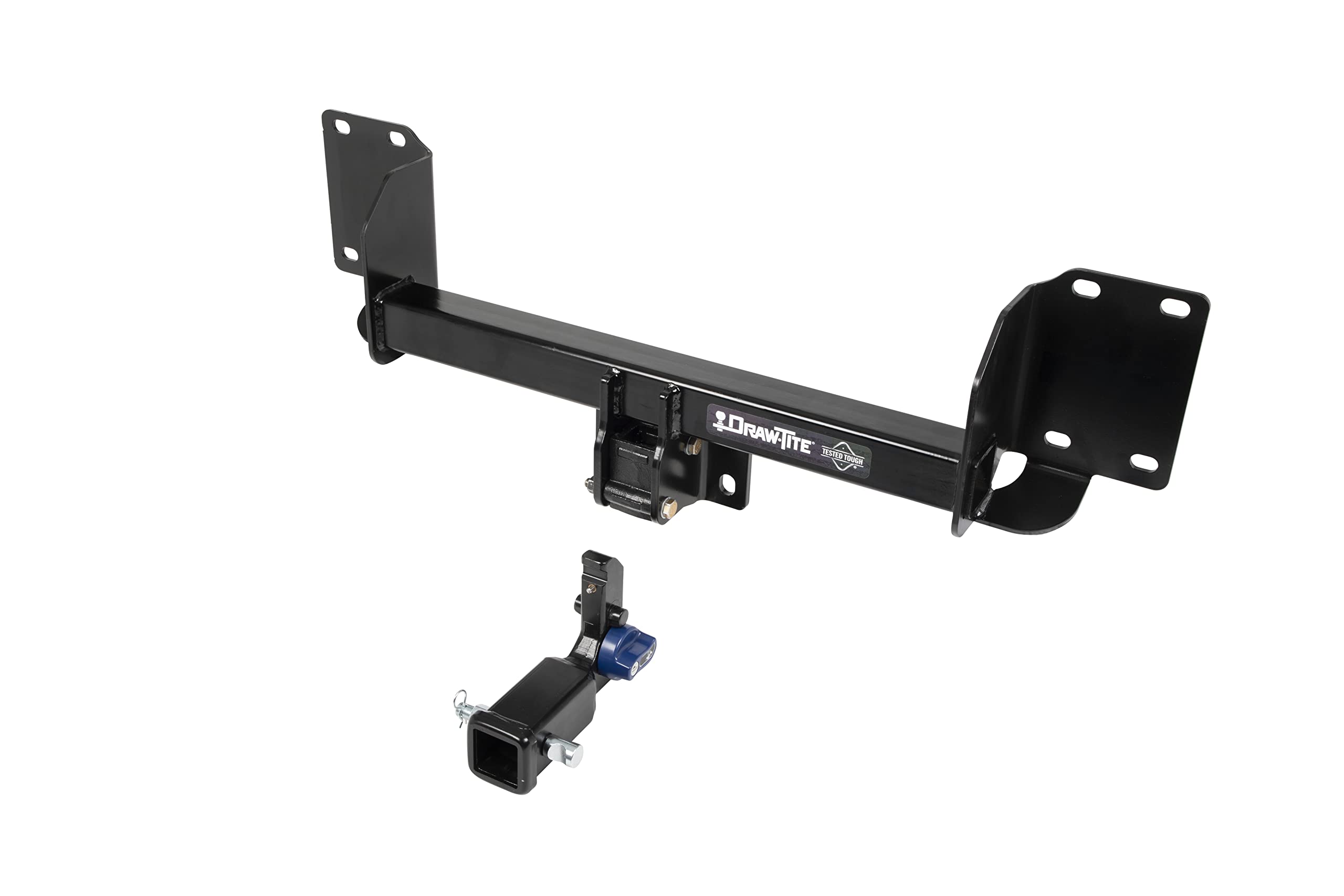Draw-Tite 76908 Hidden Hitch® Completely Hidden Trailer Hitch 2 In. Removable Receiver, Black, Compatable With 2019-2022 Bmw X5