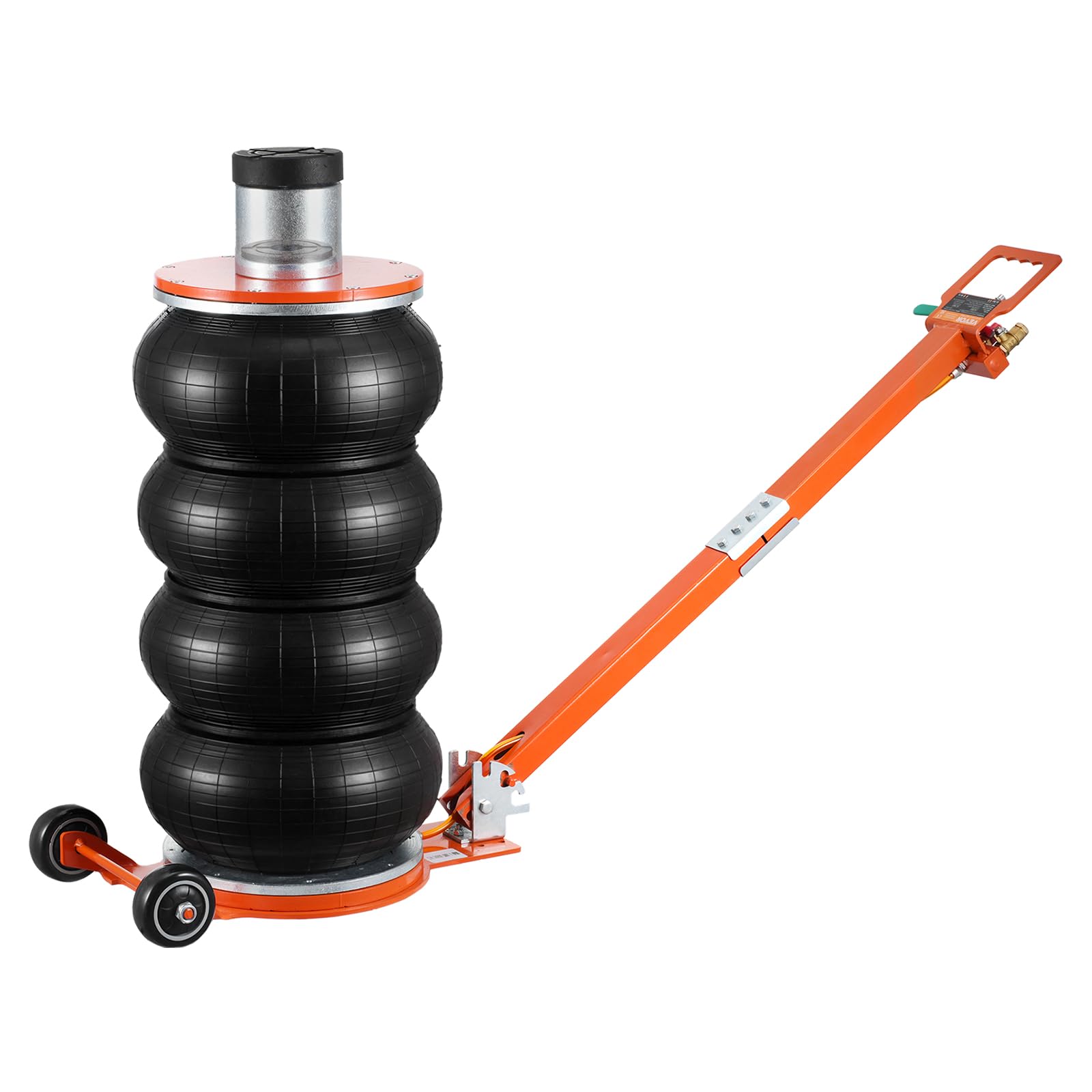 VEVOR Air Jack, 6 Ton/13000 lbs Quadruple Bag Air Jack, Lift up to 26.5, with Heightened Column & Adjustable Handle, Thick Rubbe