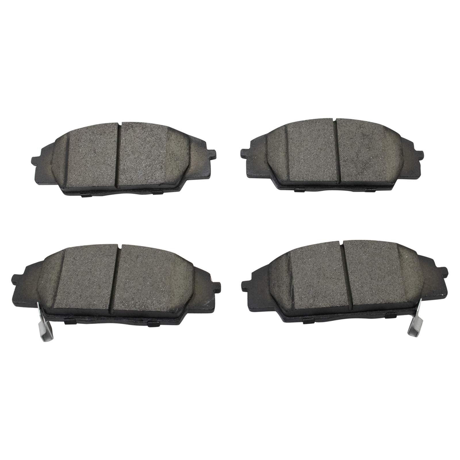 TRQ Front Brake Pads Ceramic Compatible with 2002-2006 Acura RSX 2006-2011 Honda Civic 2000-2009 S2000