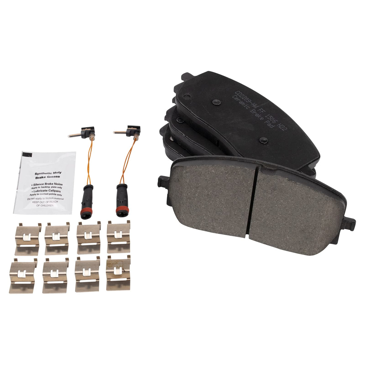 Trq Front Brake Pads Ceramic Compatible With 2020-2022 Mercedes-Benz Cla250 Gla250 Gle350