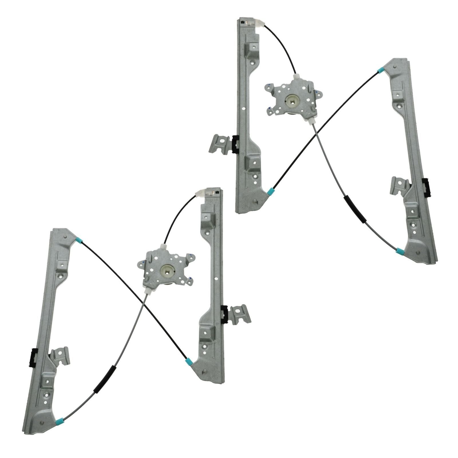 Trq Front Power Window Regulator Set Compatible With 2002-2006 Nissan Altima