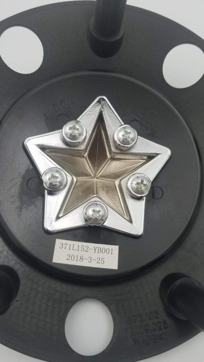 KMC Wheels CAP KM775 Rockstar Matte Black - Metal, Model 371L152, FWD