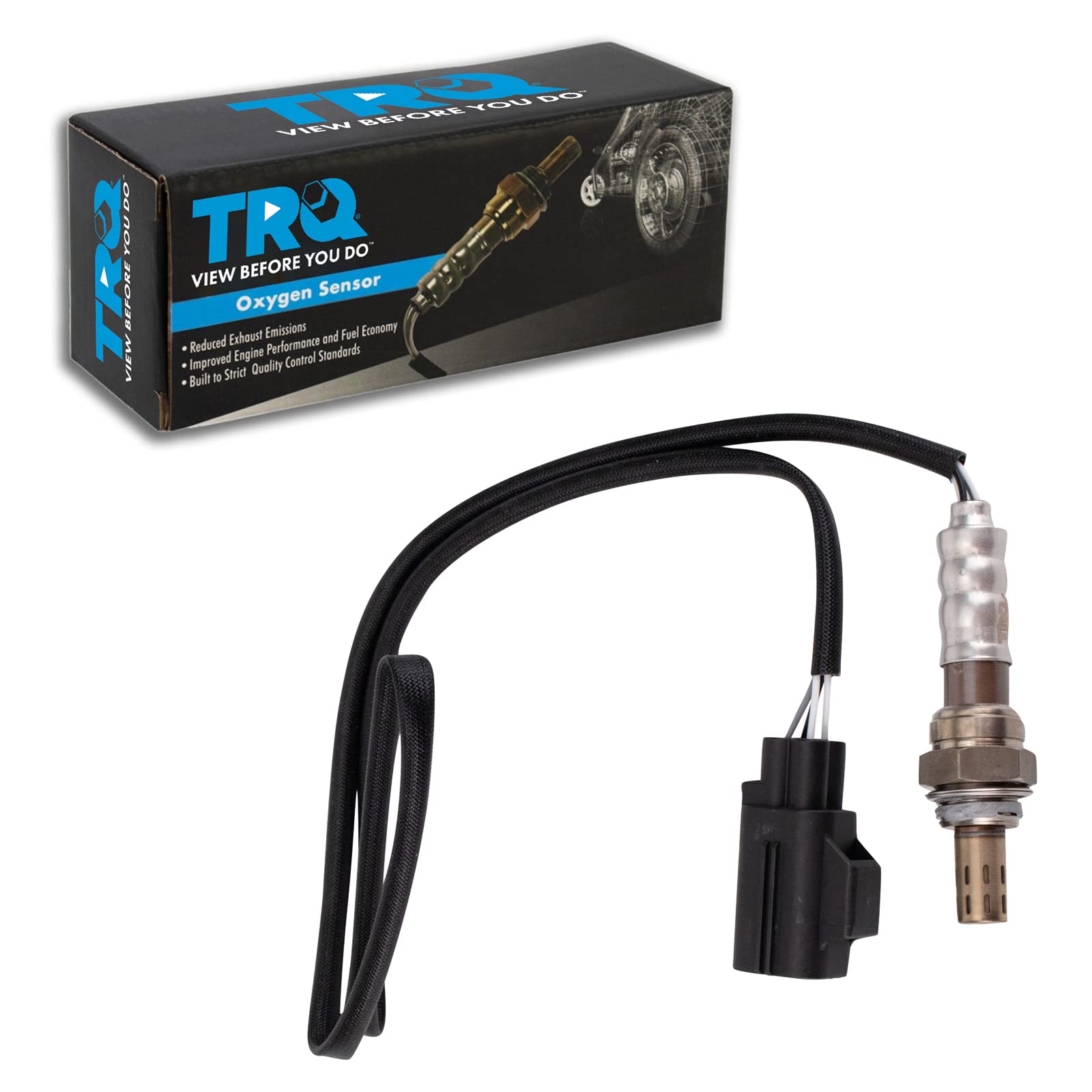 Trq O2 Oxygen Sensor Compatible With 2011-2012 Jaguar Xf Xfr Xj 2010-2015 Xk Xkr 2012-2015 Xkr-S 2005-2006 Volvo S40 2002-2005 S