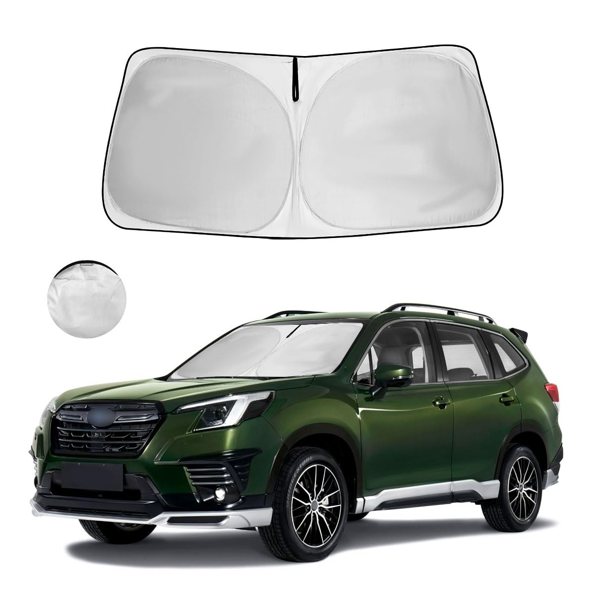 Hohuigo Windshield Sun Shade For For Subaru Forester 2025-2019 Front Window Sunshade Custom Fit Crossover Base Premium Sport Lim