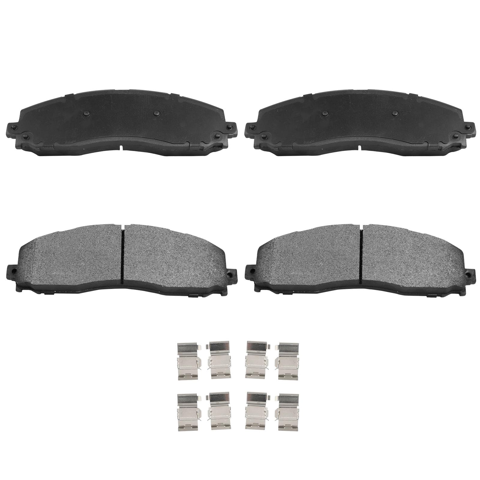 Automuto 4Pcs Rear Metallic Disc Brake Pads Set D1691 For Ford For F-250 Super Duty 2013-2021,For Ford For F-350 Super Duty 2013