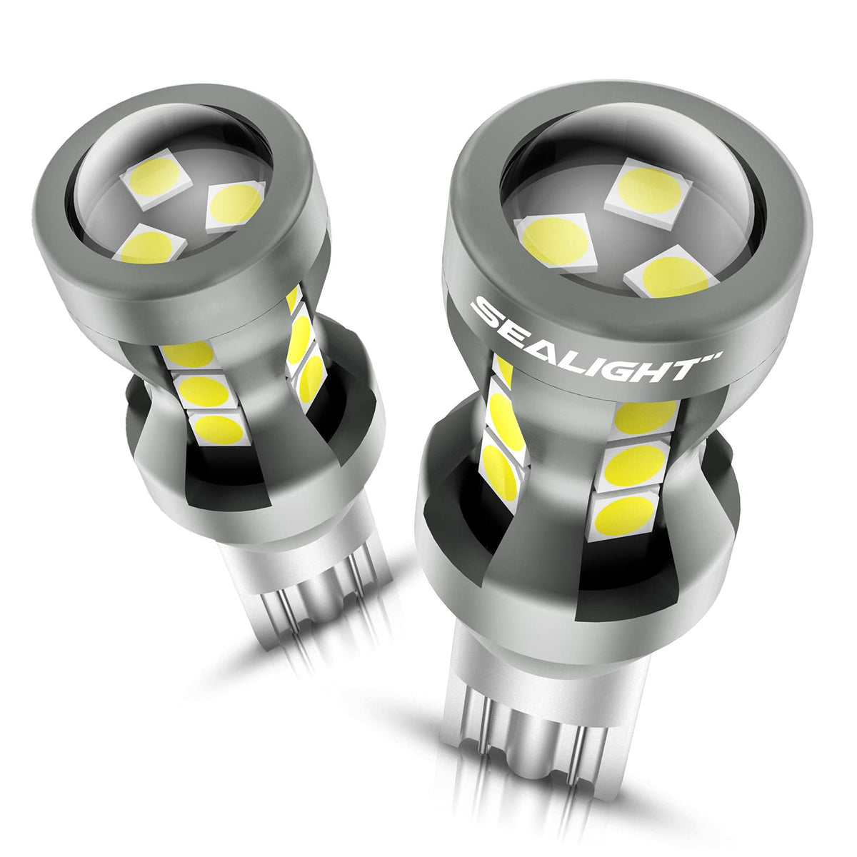 Sealight 921 Led Bulb Reverse Light, 912 921 Led Bulbs 6000K White 2600Lumens Super Bright, 906 904 902 W16W For T15 Reverse Lig