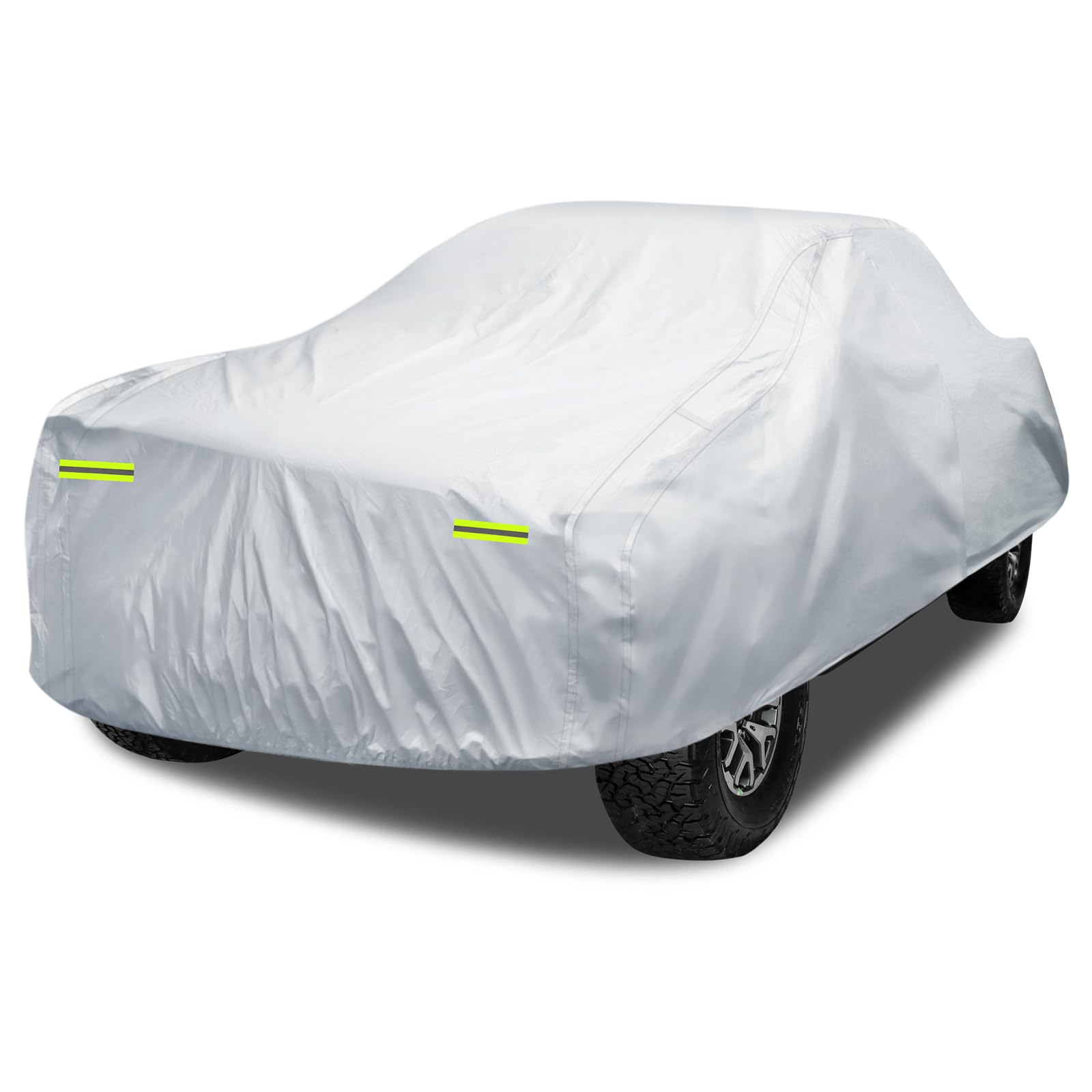 Truck Cover Waterproof All Weather, 6 Layers Pickup Cover Fit For Ford F150, Chevrolet Silverado, Gmc Sierra, Ram 1500, Tundra (