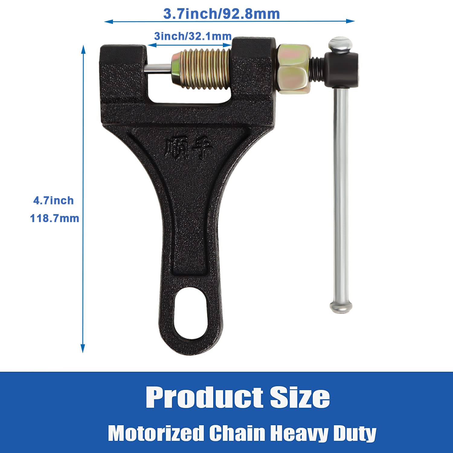 Podoy 415H Motorized Chain 110L Dirt Bike Chain Heavy Duty For 80Cc 49Cc 60Cc 66Cc 2 Stroke Engine Motorized Bike Chain High Pow