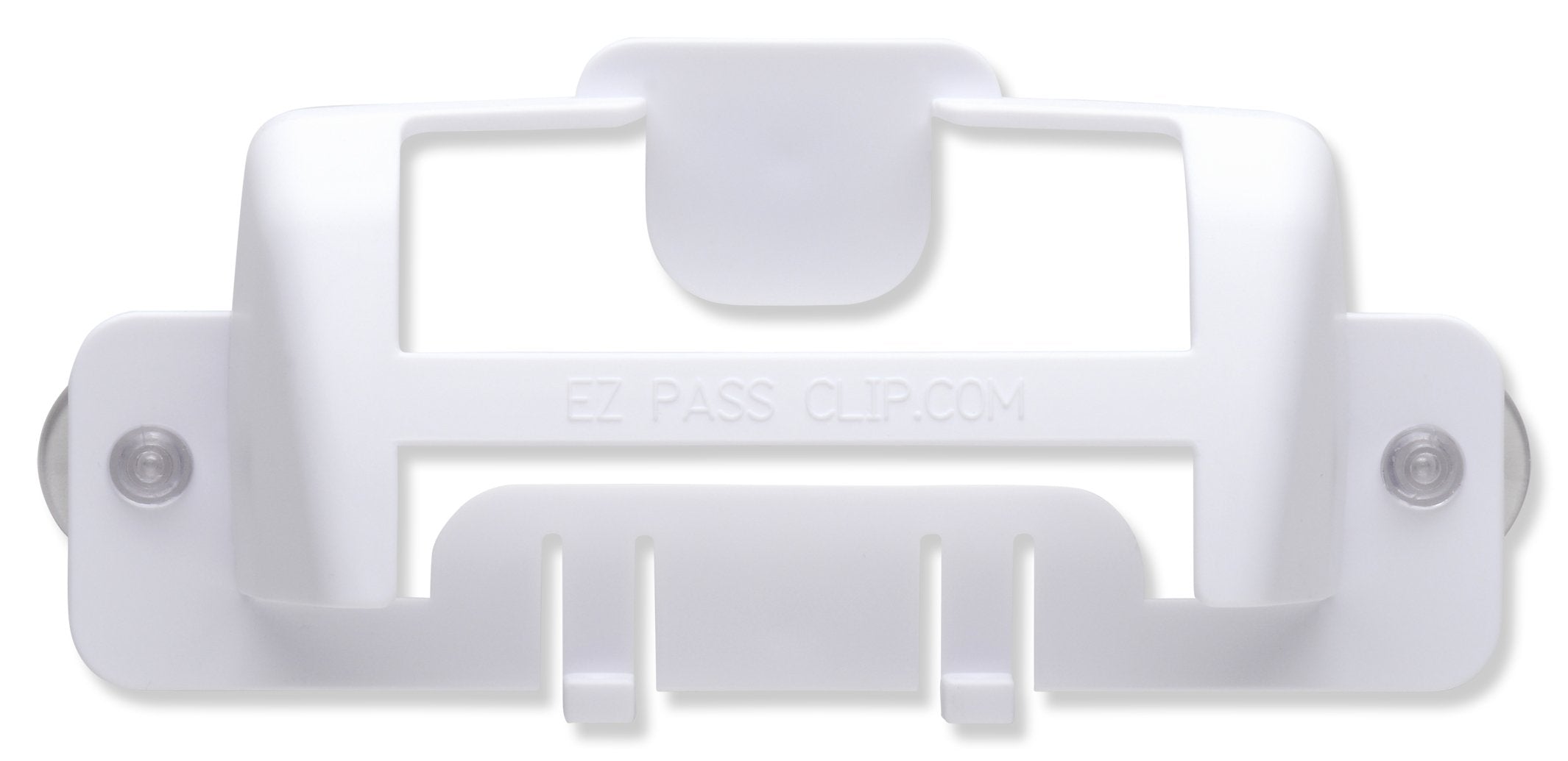 eZpassClip New EZ Pass Holder for Smaller, Wedge-Shaped EZ-Pass and I-Pass Toll Tag Transponders (White)