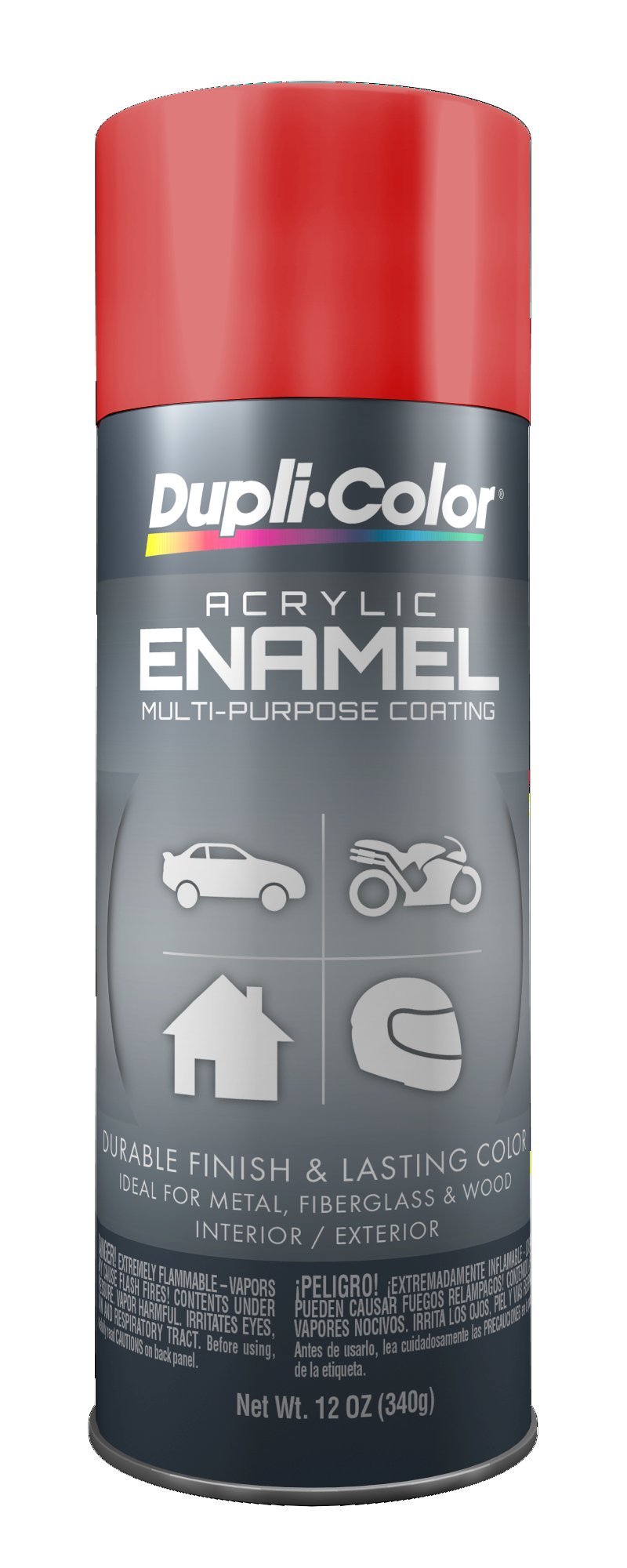 Dupli-Color Epae10700 Premium Acrylic Enamel Spray Paint - Red - 12 Oz. Aerosol Can