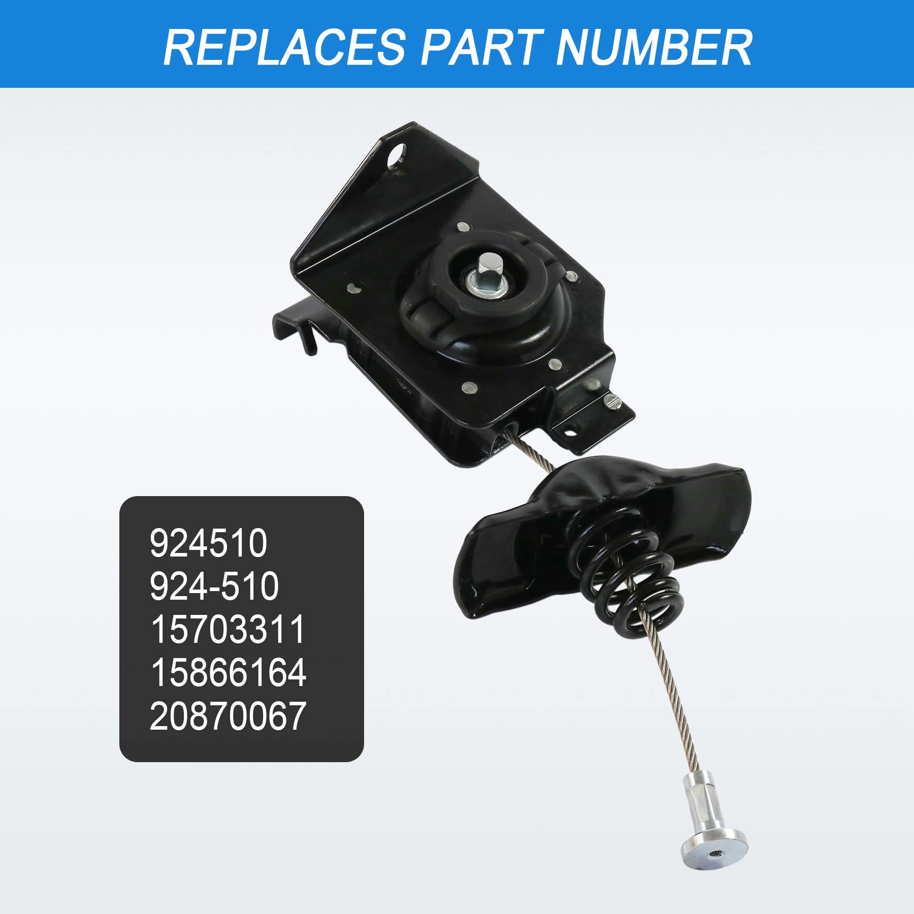 JDMSPEED New Spare Tire Winch Wheel Carrier Hoist Spare Tire Hoist Replacement for Silverado GMC Sierra 1500 2500 Replaces 924-5