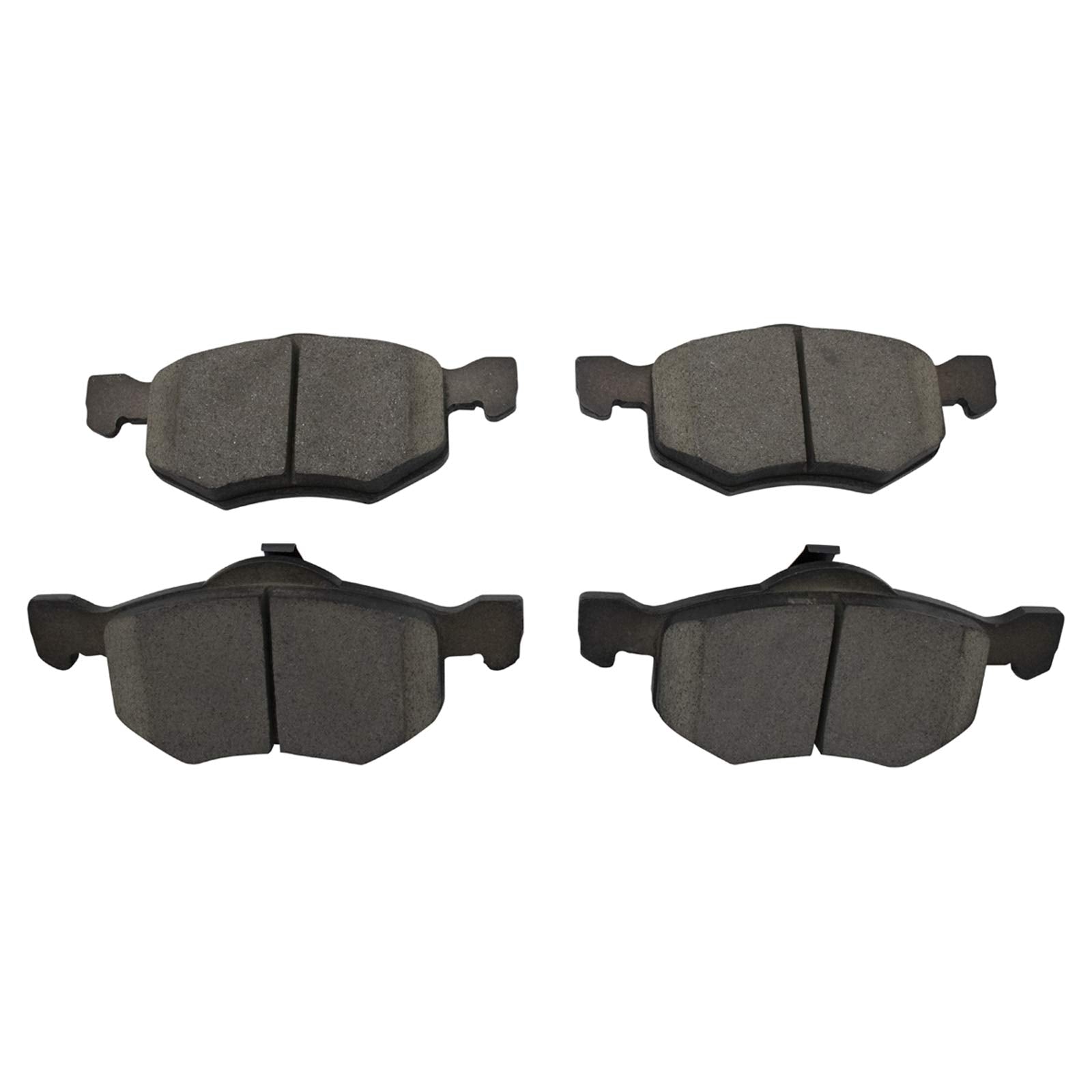 TRQ Front Brake Pads Ceramic Compatible with 2001-2007 Ford Escape 2001-2006 Mazda Tribute 2005-2007 Mercury Mariner