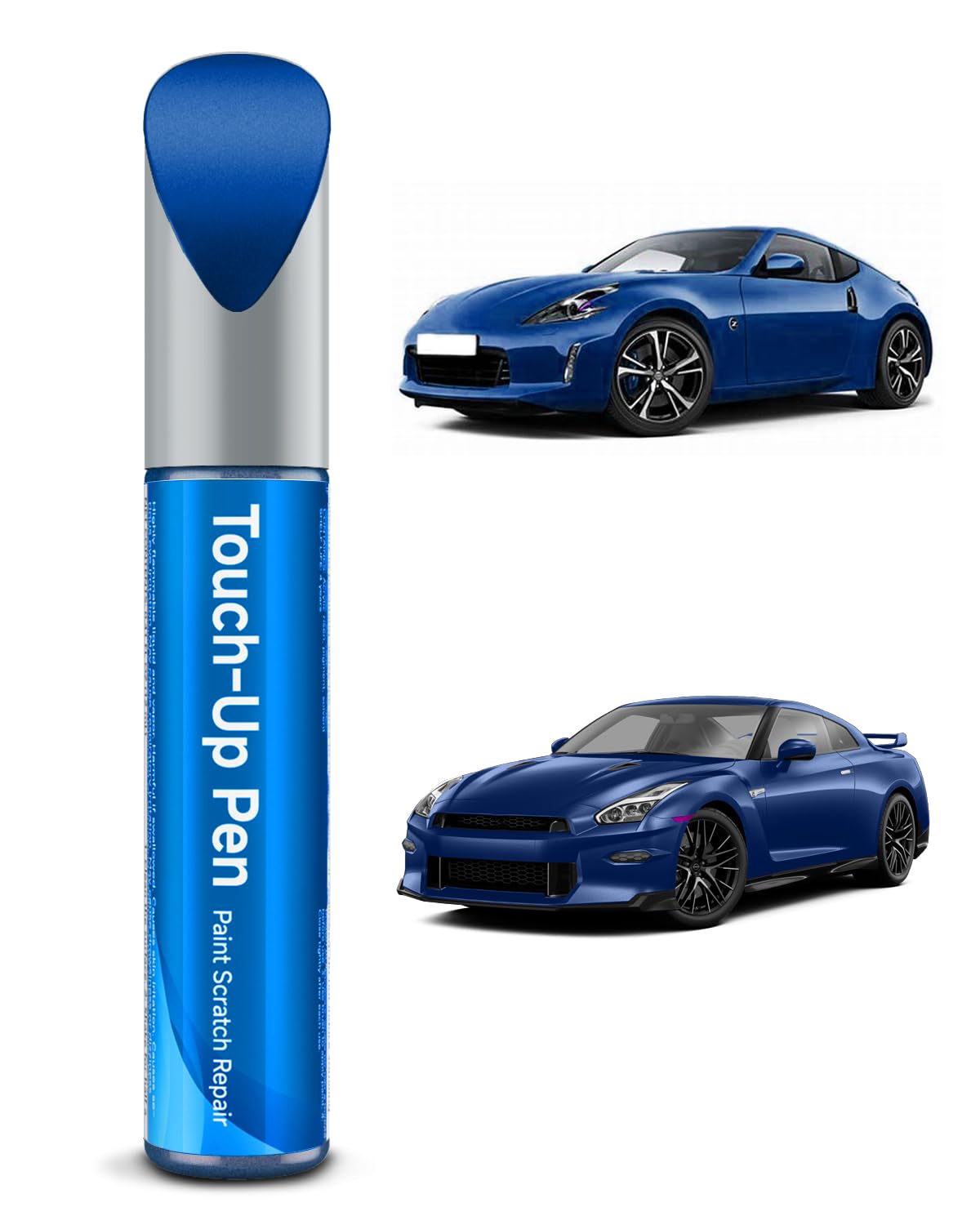 Touch Up Paint Compatible with Nissan Exact Match Touch Up Paint Car Scratch Repair (Daytona/Metallic Blue Pearl(B17))