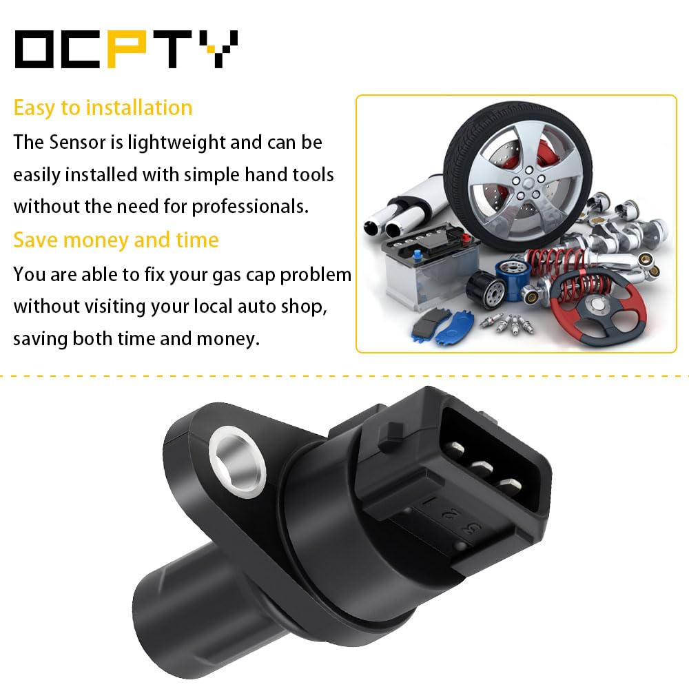 OCPTY Cam Camshaft Position Sensor 3935026900 Fit 2007-2011 for Hyundai Accent 1.6L, 2006-2011 for Kia Rio 1.6L, 2006-2011 for Kia Rio5 1.6L 1800372 Camshaft Sensor
