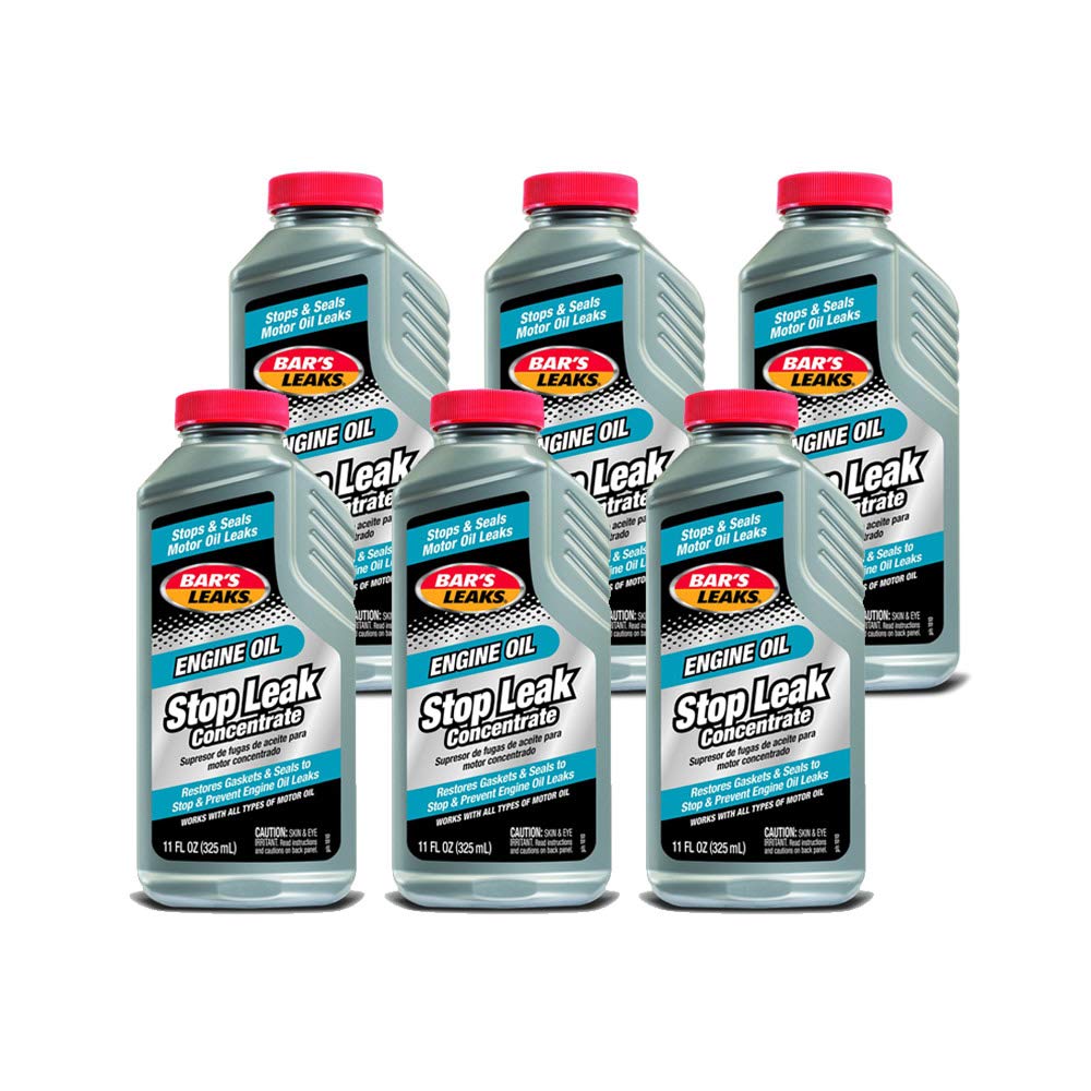 Bar'S Leaks 1010-6Pk Engine Oil Stop Leak Concentrate - 11 Oz, (Pack Of 6)