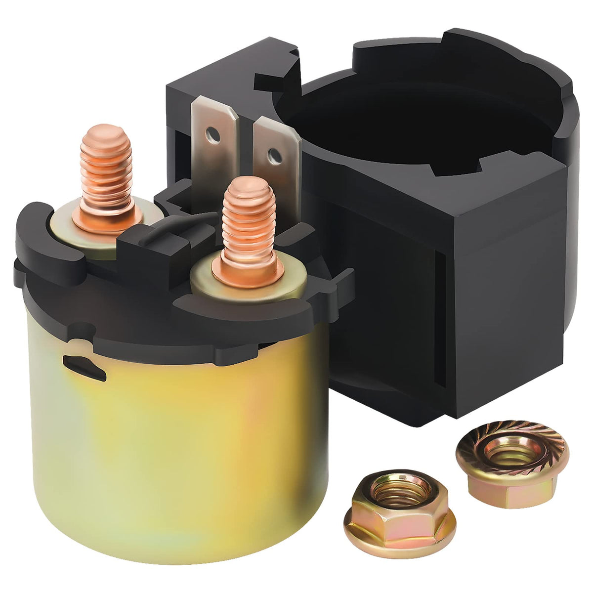 Ahl Starter Solenoid Relay For Kawasaki Prairie 360 Kvf360 4X4 2003-2012 Prairie 300 Kvf300 1992-2002/Bayou 300 2003-2005/Bayou
