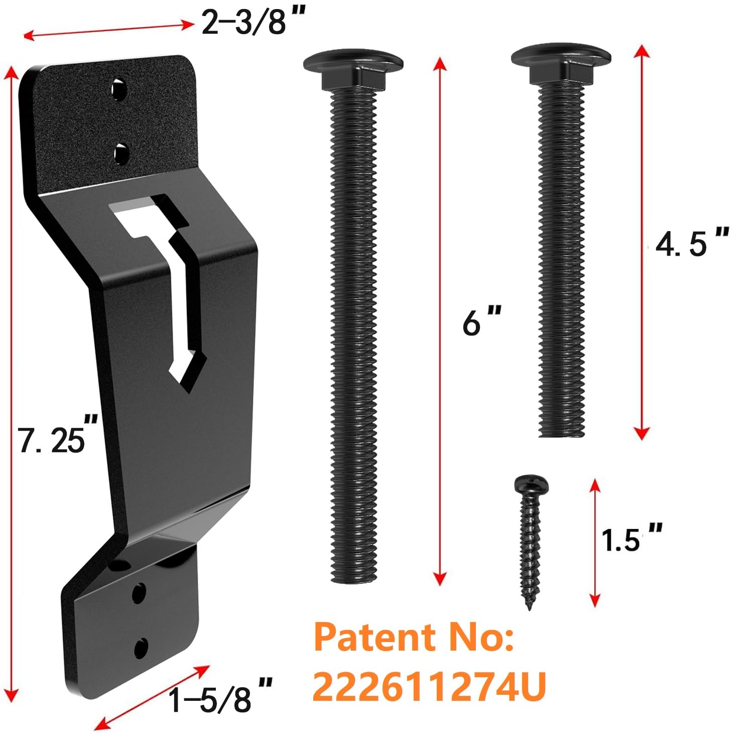 Adamoss Wall Mount Spare Tire Carrier Mount For Trailer,Spare Tire Carrier Bracket For Enclosed Trailer Accessories Spare Tire H