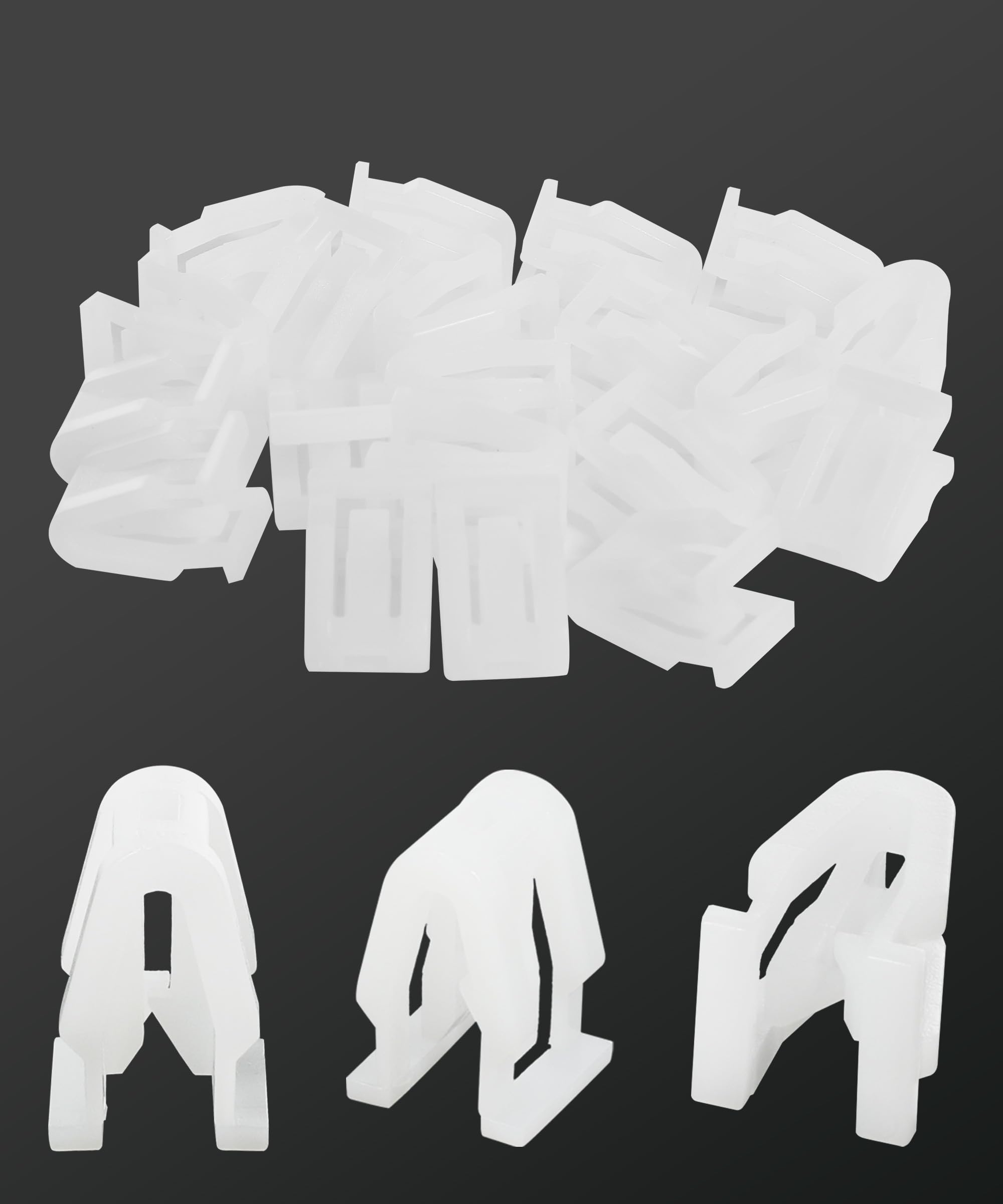 RACOONA 20PCS Car Clips,Dashboard Trim Clips,Automotive Clips Plastic Fasteners,Car Accessories Car Front Console Retainer,Dash