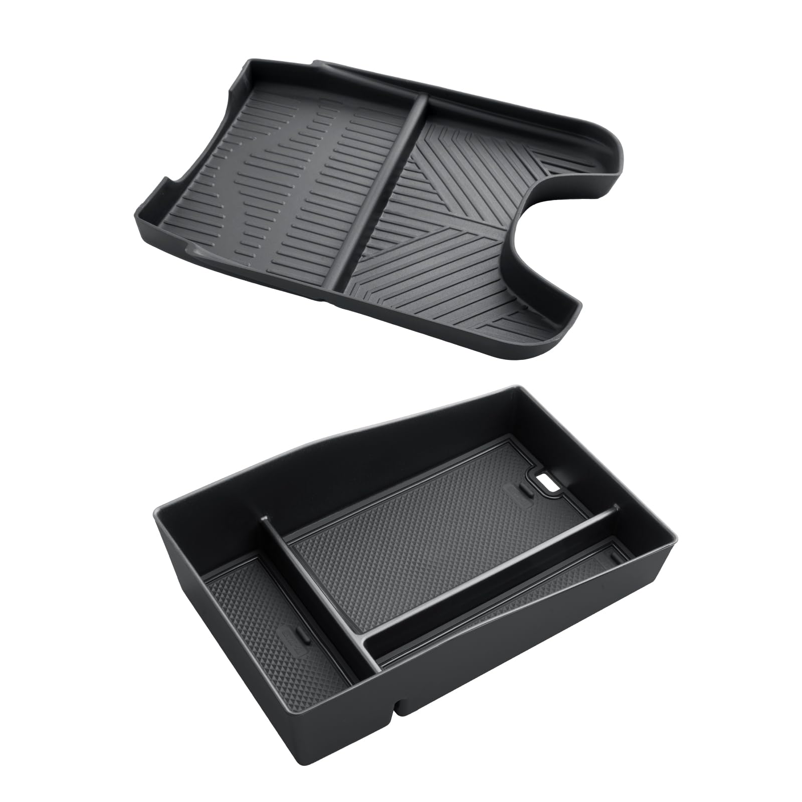 Cdefg 2Pcs For 2023 2024 2025 Hr-V Center Console Organizer Tray For 2023-2025 Honda Hr-V Lower Console Tray Storage Box Floor T