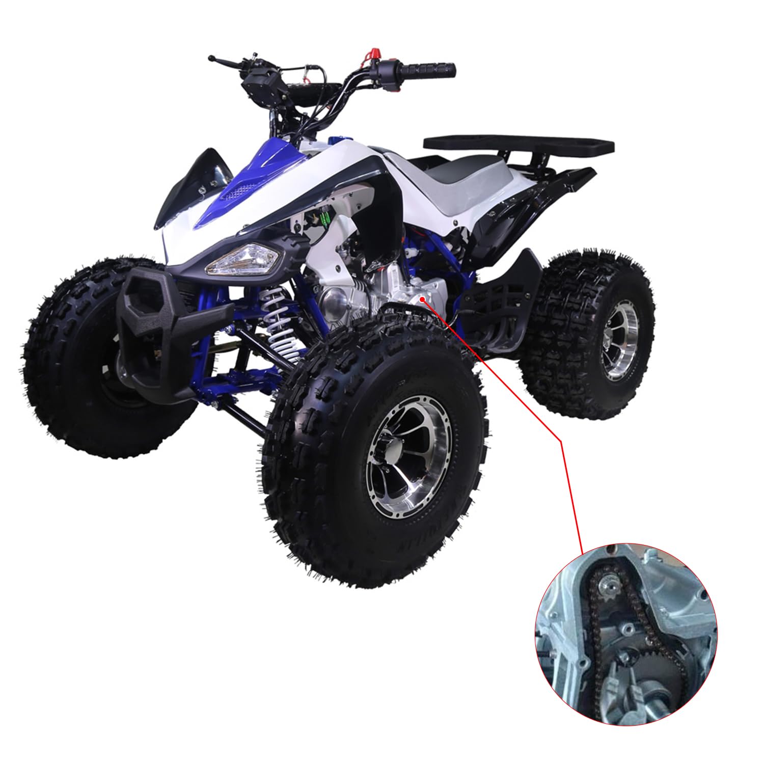 Kamier 25H 62 Links Timing Starter Chain Breaker For 70Cc 90Cc 110Cc 125Cc Taotao Ata Kazuma Falcon Coolster Mountopz Lifan Vita