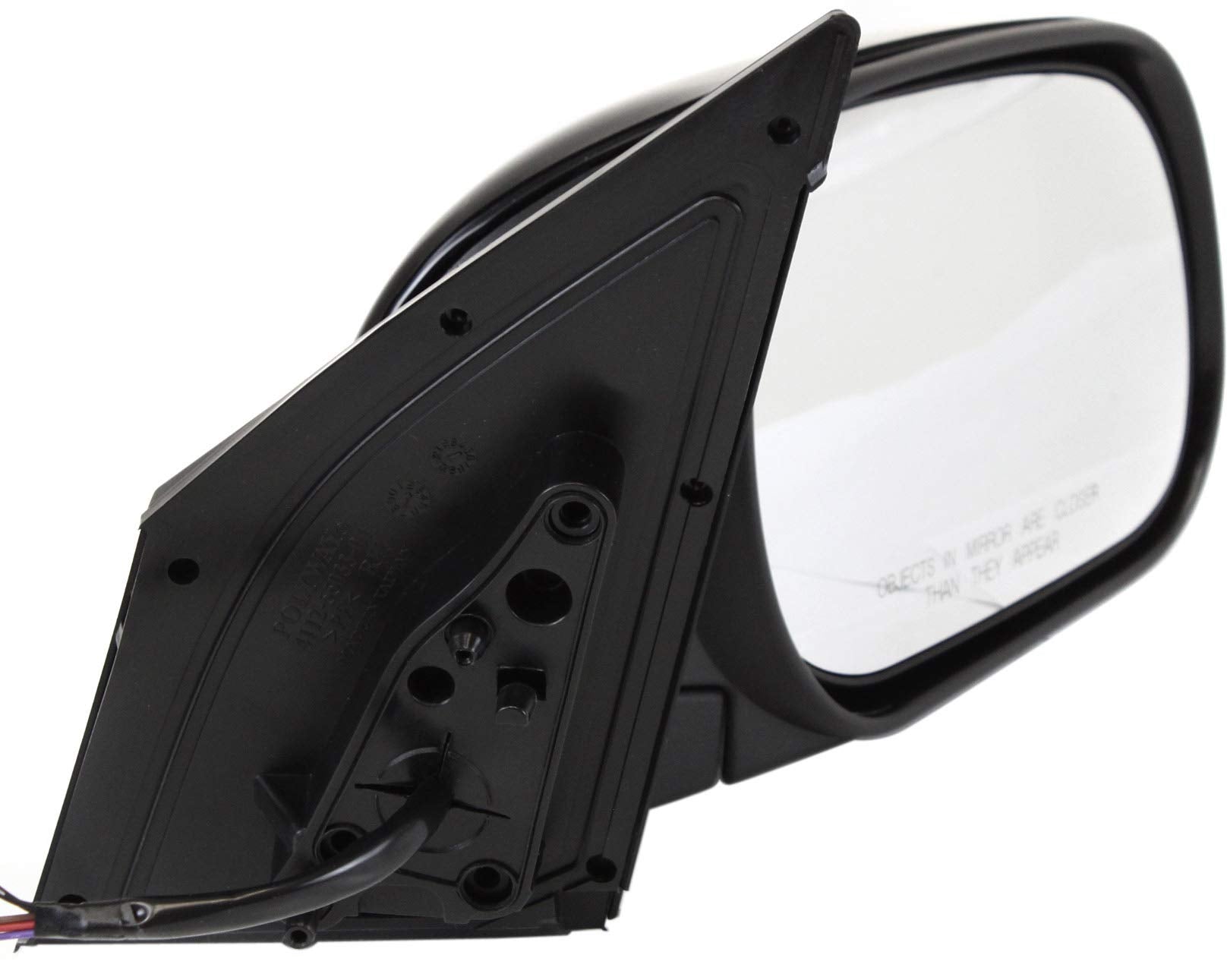 Kool Vue Mirror Compatible with 2009-2012 Toyota RAV4 Passenger Side Heated Manual Folding Power In-housing Signal Light Paintable North America Built Vehicle (Vin 1, 4 or 5)