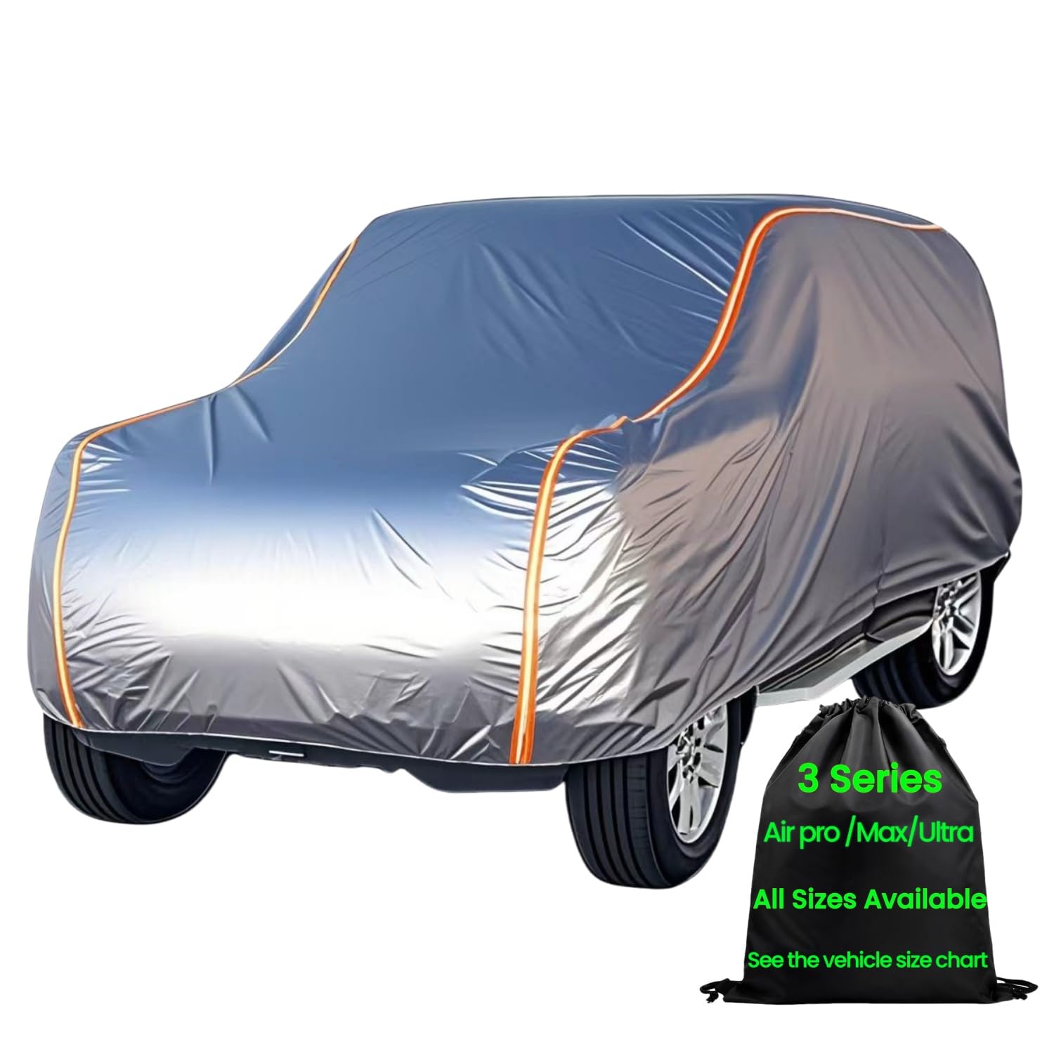 Anitant Large Car Cover Winter Cover For Suv Car Cover Waterproof All Weather Suv Cover Uv Rain Protection Full Exterior Covers