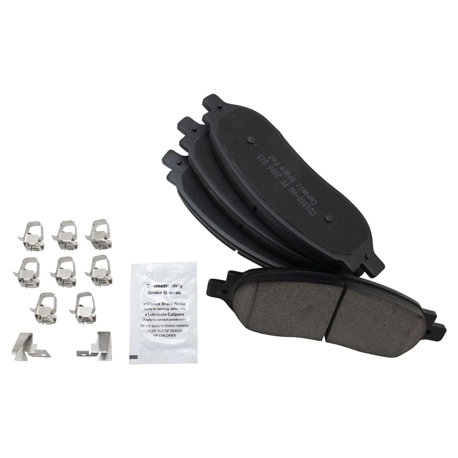 TRQ Rear Brake Pads Ceramic Compatible with 2005-2007 Ford F-250 Super Duty F-350 Super Duty