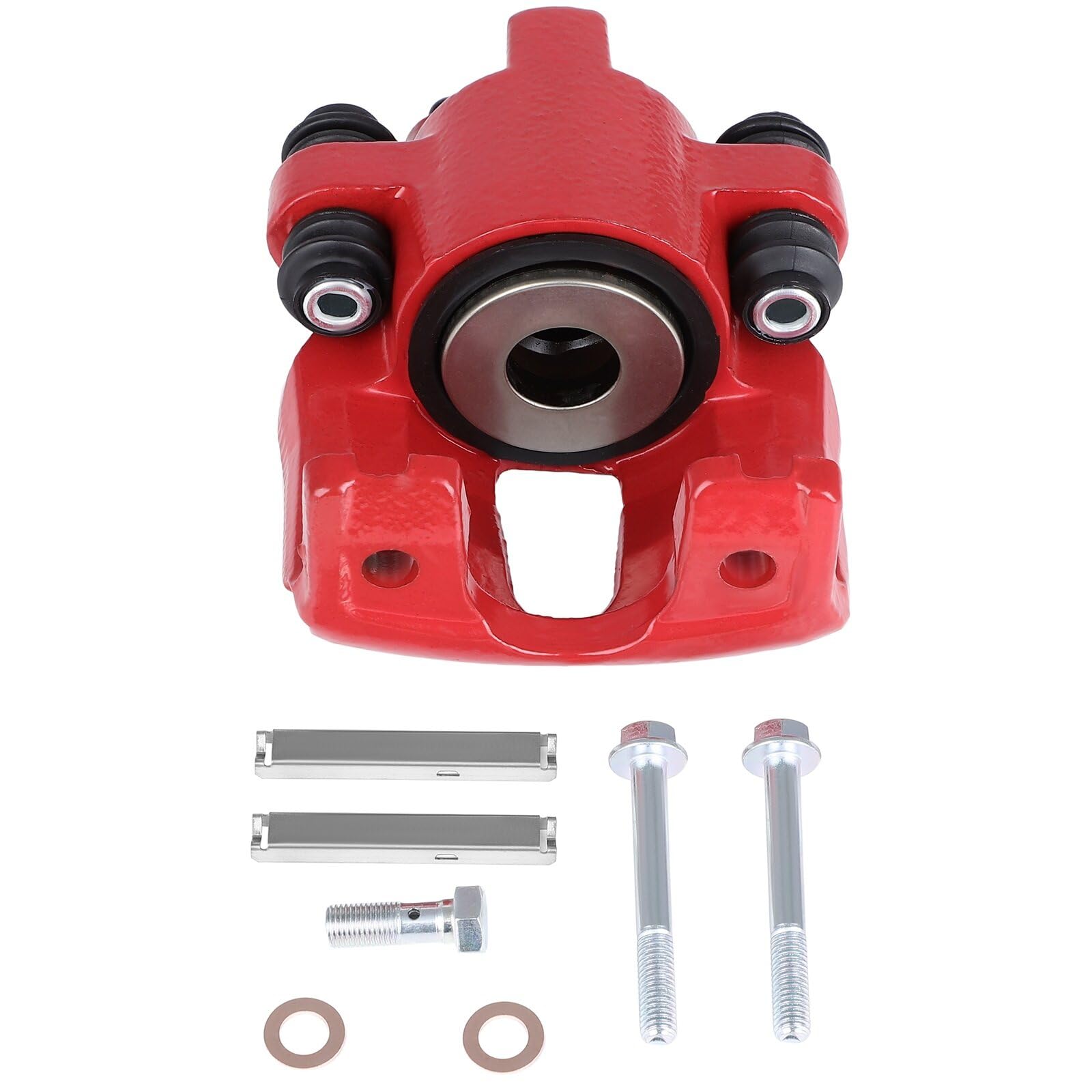 Scitoo Rear Left Brake Caliper Without Bracket 18-4678 Red Compatible For Ford 1997-2004 For Lincoln 1998-2010