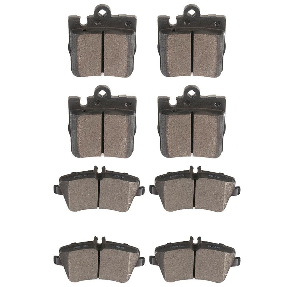 Scitoo D876 D872 Front Rear Semi-Metallic Brake Pads Sets Fit For Mercedes-Benz C230 / C240 / C280 / C320 / C350 / Clk320 / Clk3