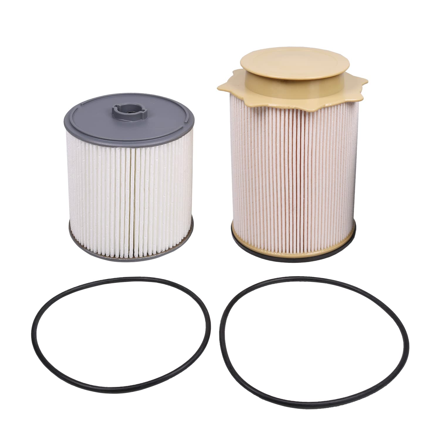Carmocar Fuel Filter Water Separator Set 68157291Aa And 68436631Aa Replacement For 2019-2024 Ram 2500 3500 4500 5500 6.7L Turbo
