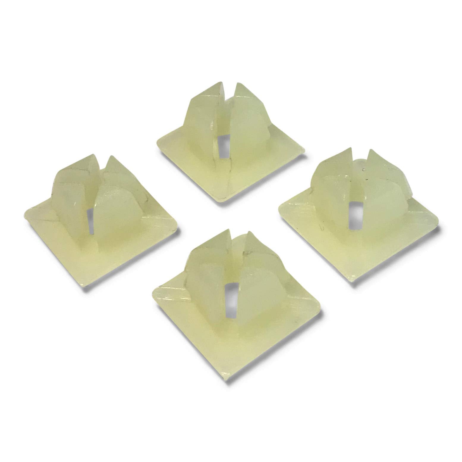 License Plate Screw Inserts - Set Of 4 Nylon Retaining Nuts For License Plate Screws - Front And Back License Plate Nut Bracket